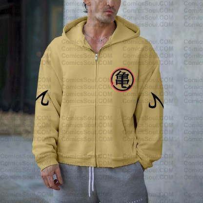 Unisex Graphic Streetwear Vintage Zipper Cardigan Plush Hoodie