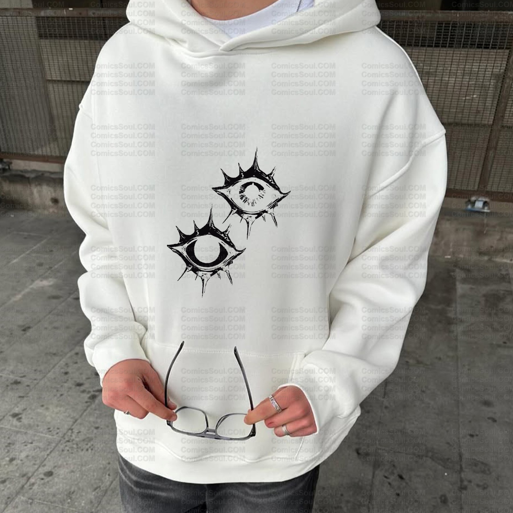 Unisex Graphic Streetwear Vintage Plush Hoodie