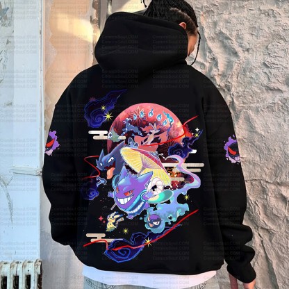 Unisex Graphic Streetwear Vintage Plush Hoodie