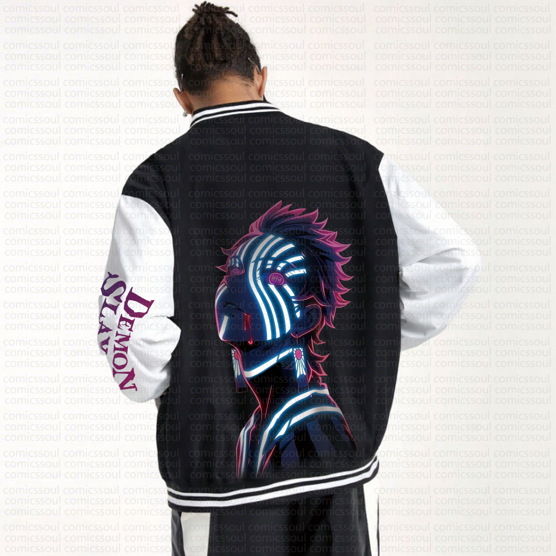 Spring And Autumn Unisex Casual Streetwear Fashion Jacket | Demon Slayer