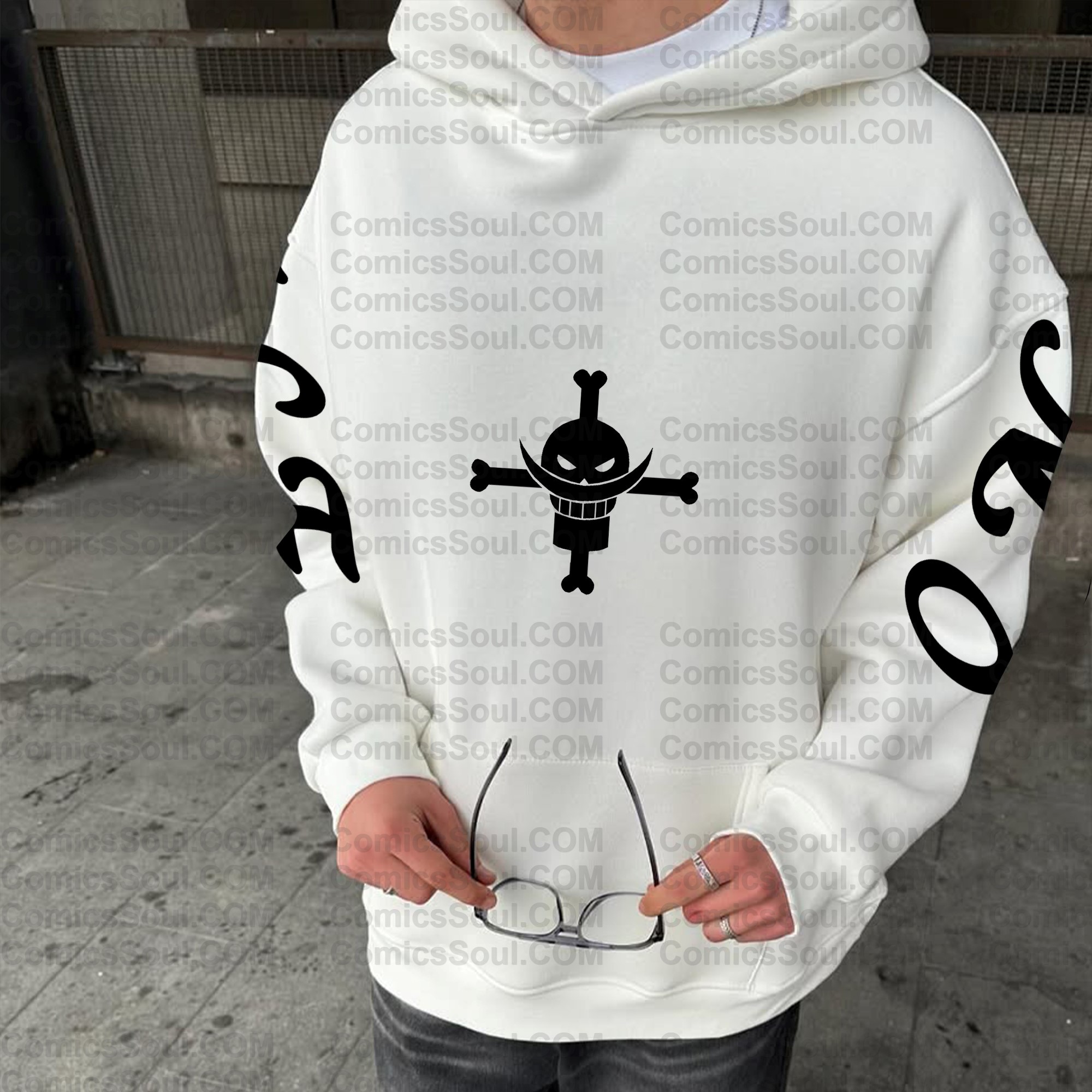 (Plus Velvet)Unisex Anime Graphic Streetwear Vintage Hoodie