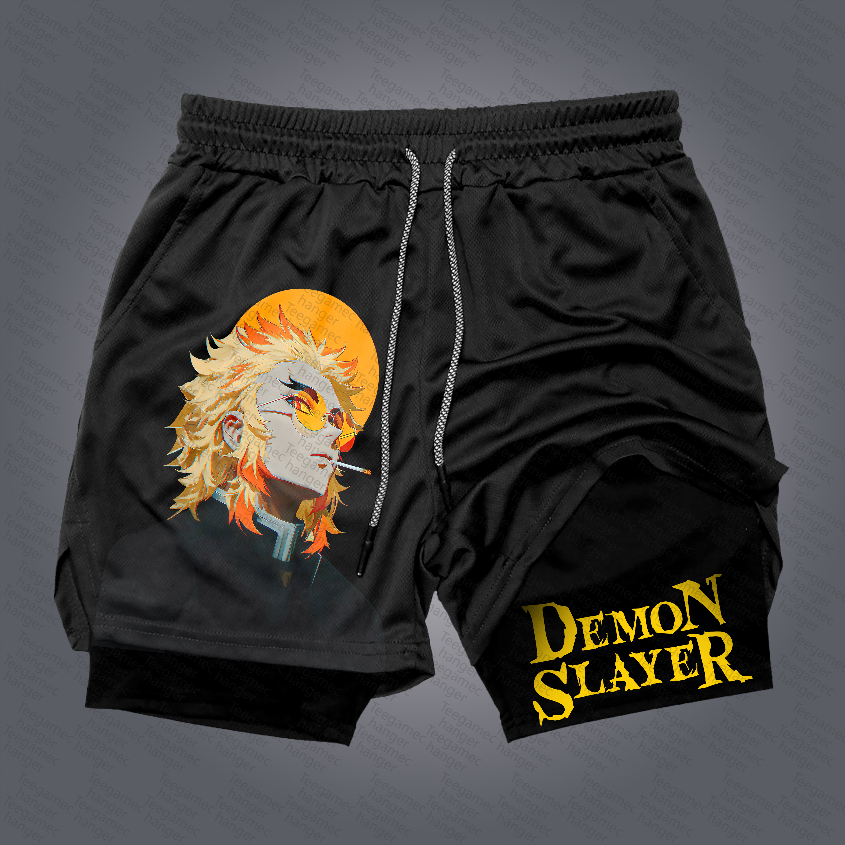 Unisex  Casual Anime Streetwear Shorts