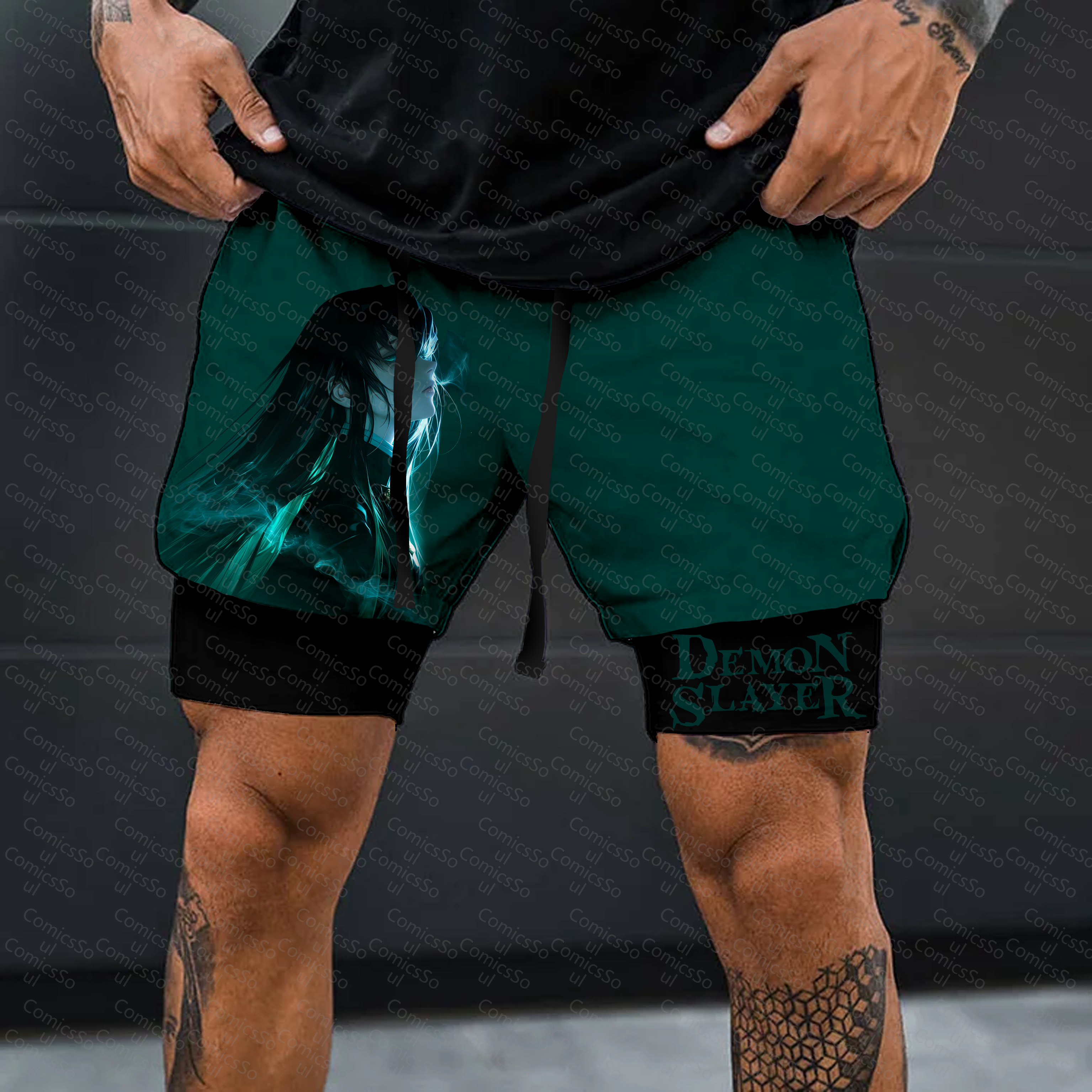 Unisex  “Demon Slayer” Casual Anime Streetwear Shorts