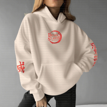 ‘’ Demon Slayer " Anime Inspired Vintage Hoodie