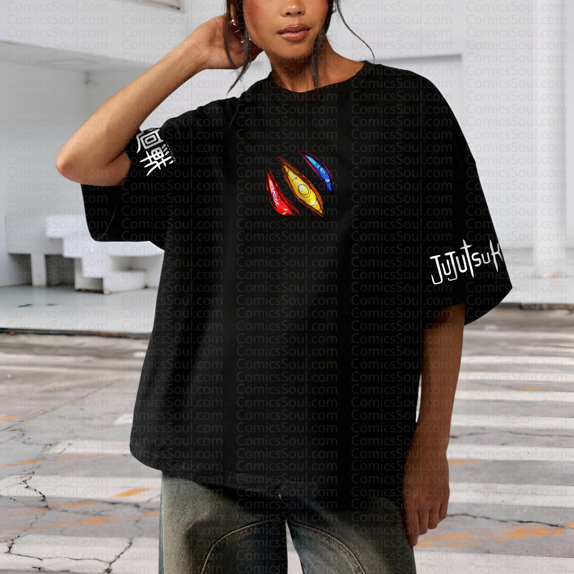 "Jujutsu Kaisen" Unisex Anime Inspired Vintage T-Shirt