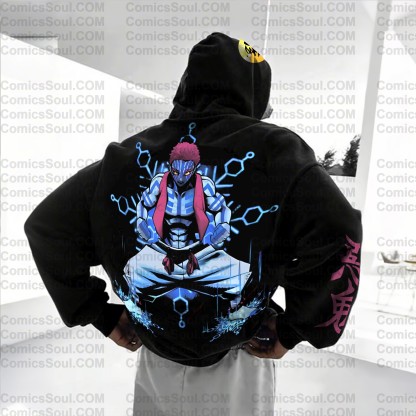 Unisex “Demon Slayer” Anime Graphic Streetwear Vintage Hoodie