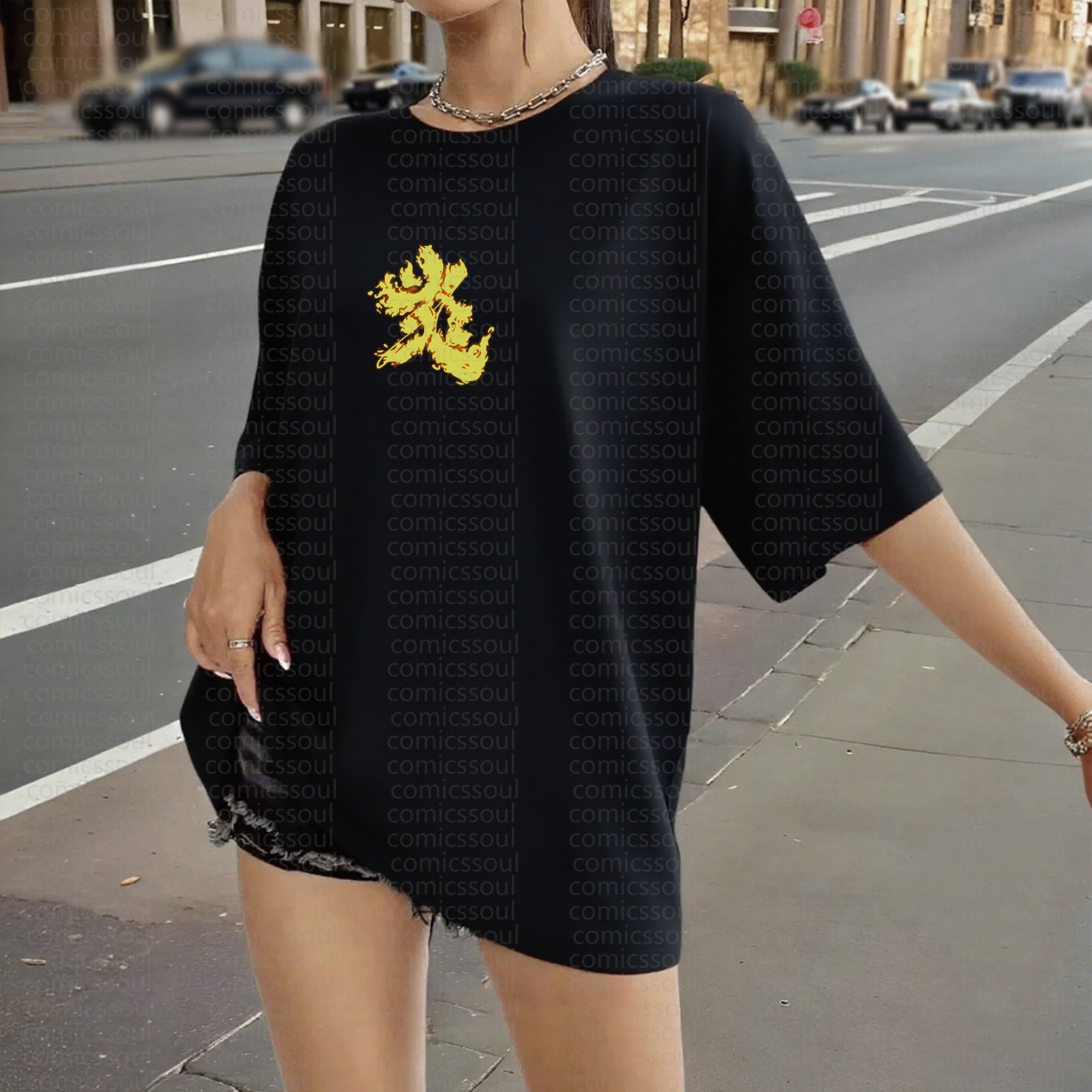 Unisex Anime Inspired Vintage T-Shirt | Demon Slayer