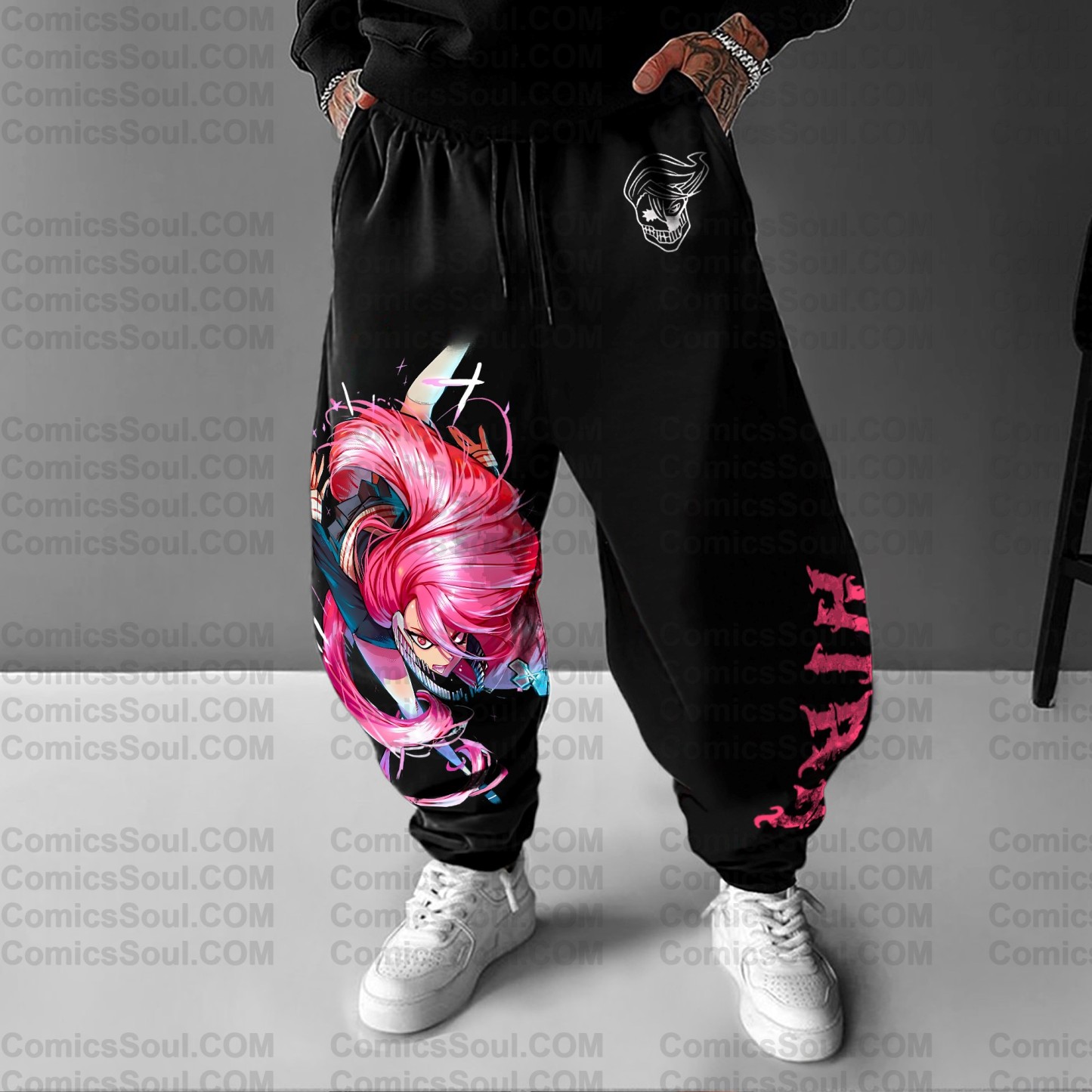 Unisex Anime Printed Gift Oversized Harem Pants