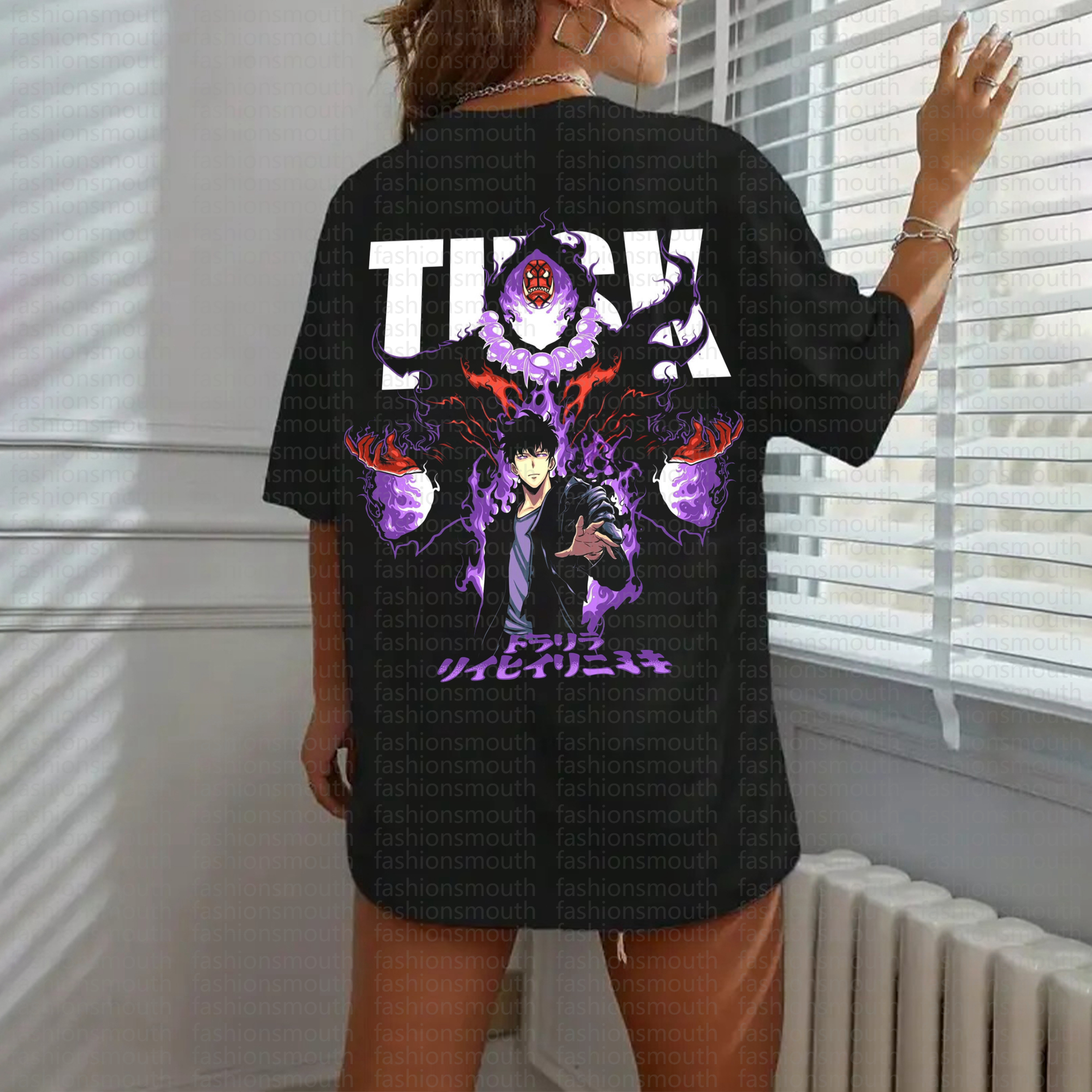 "Solo Leveling" Anime Inspired Vintage T-Shirt