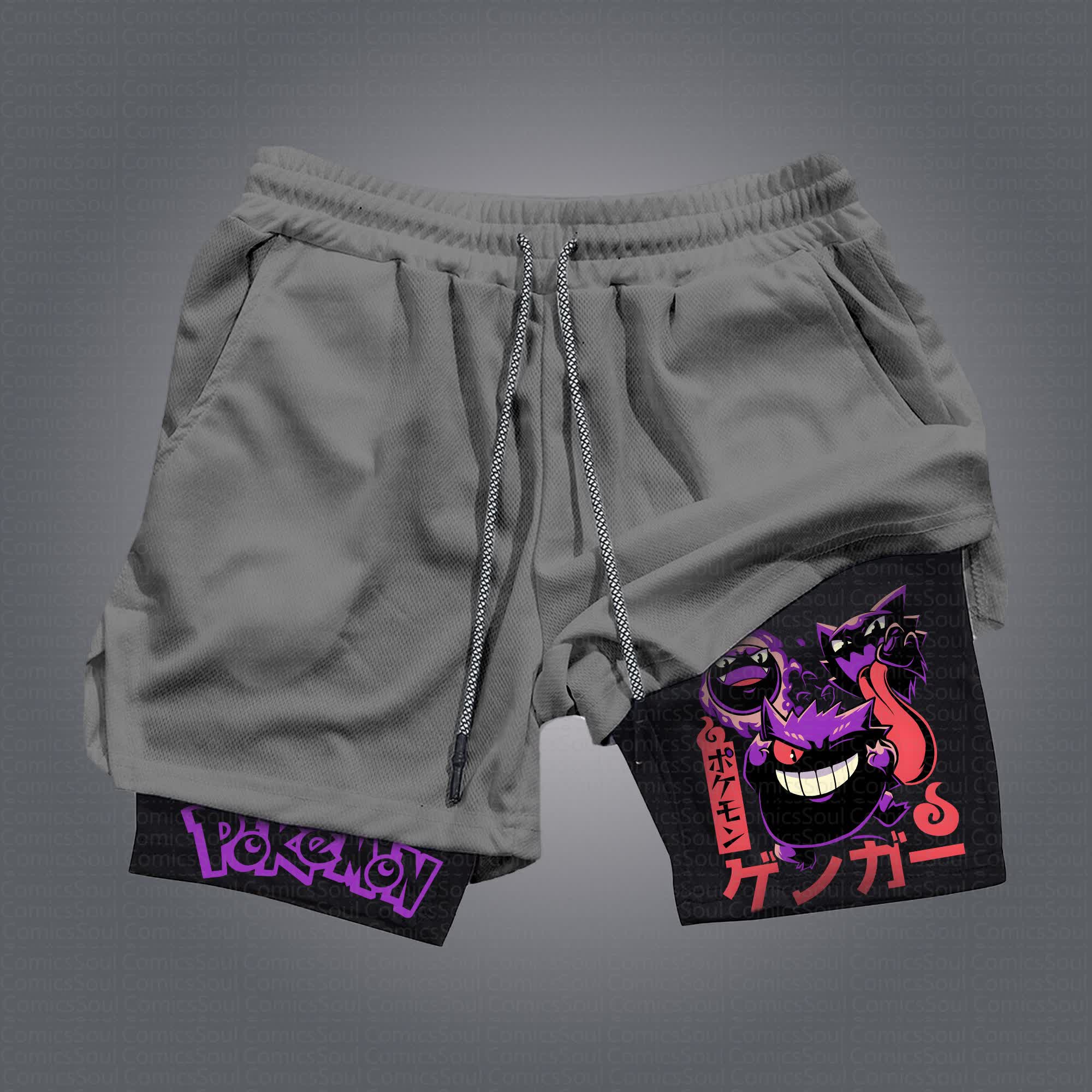 Unisex Casual Anime Streetwear Shorts 丨Pokémon