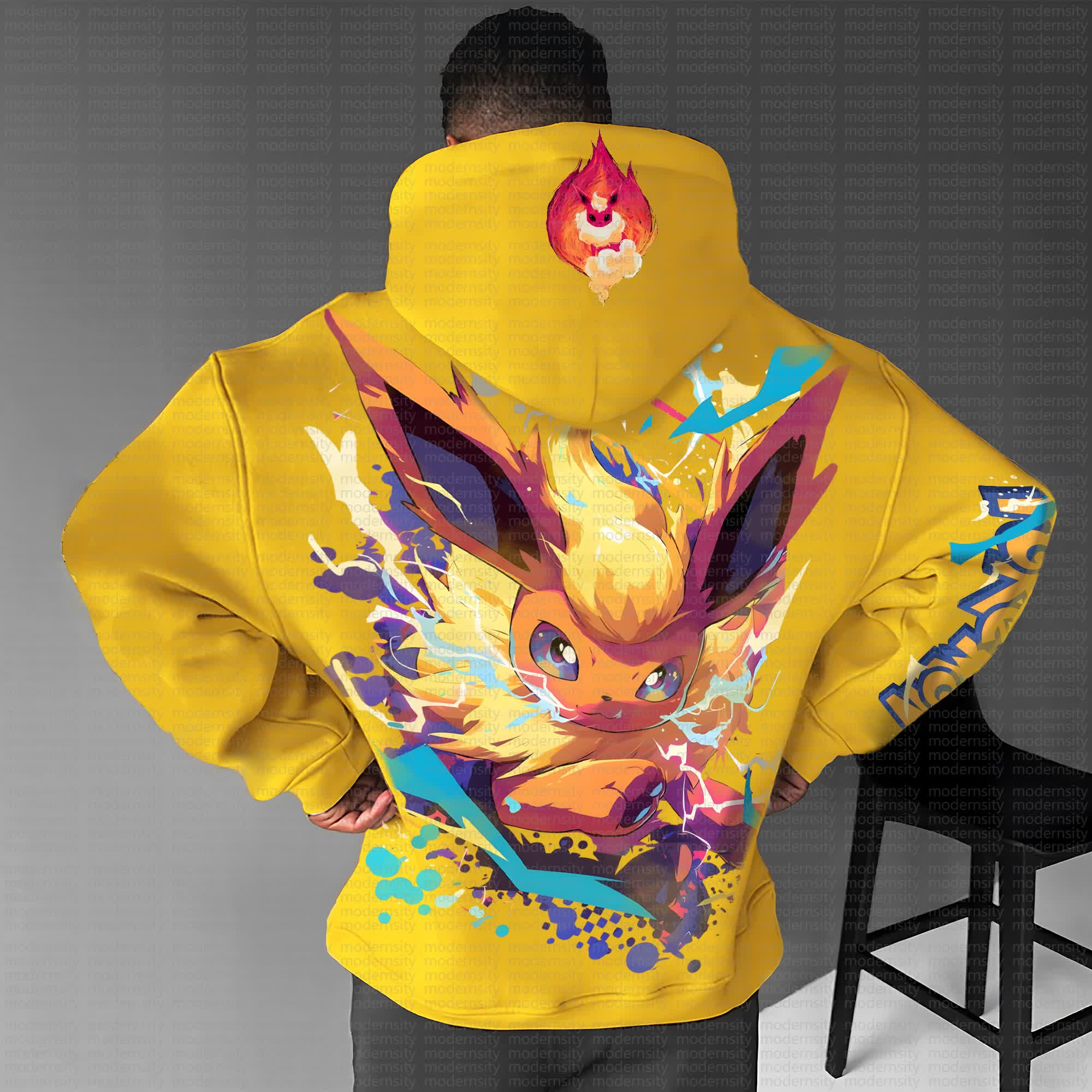 Unisex “Pokémon” Anime Graphic Streetwear Vintage Hoodie