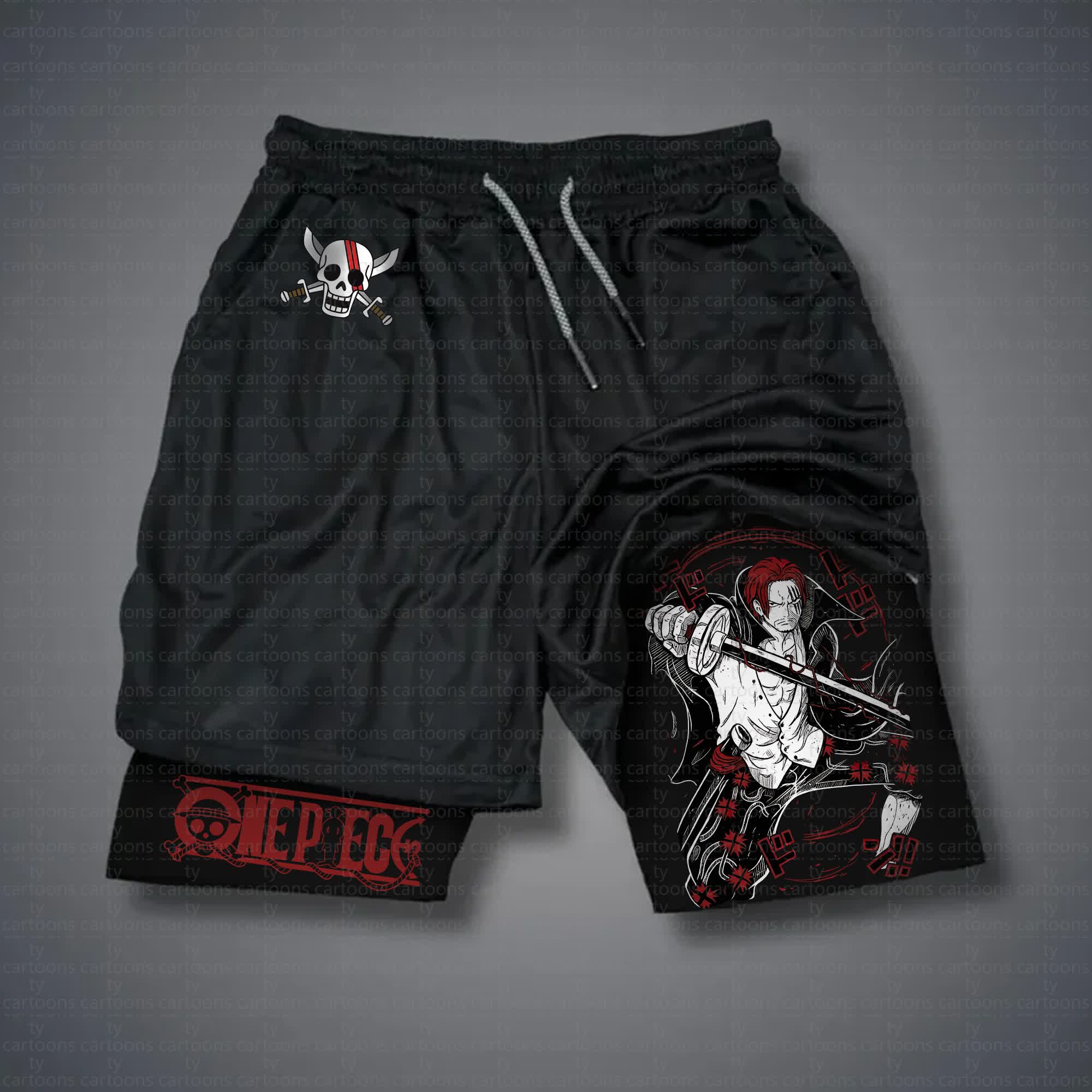 Unisex Casual Anime Streetwear Shorts | One Piece