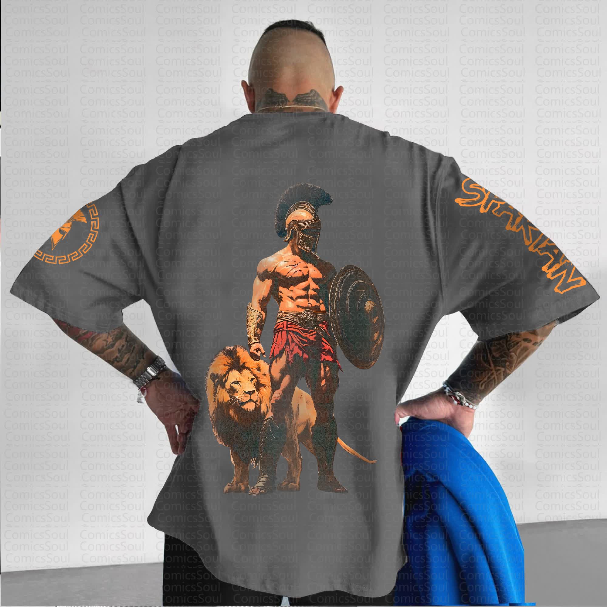 Unisex Anime Inspired Vintage T-Shirt | Spartan