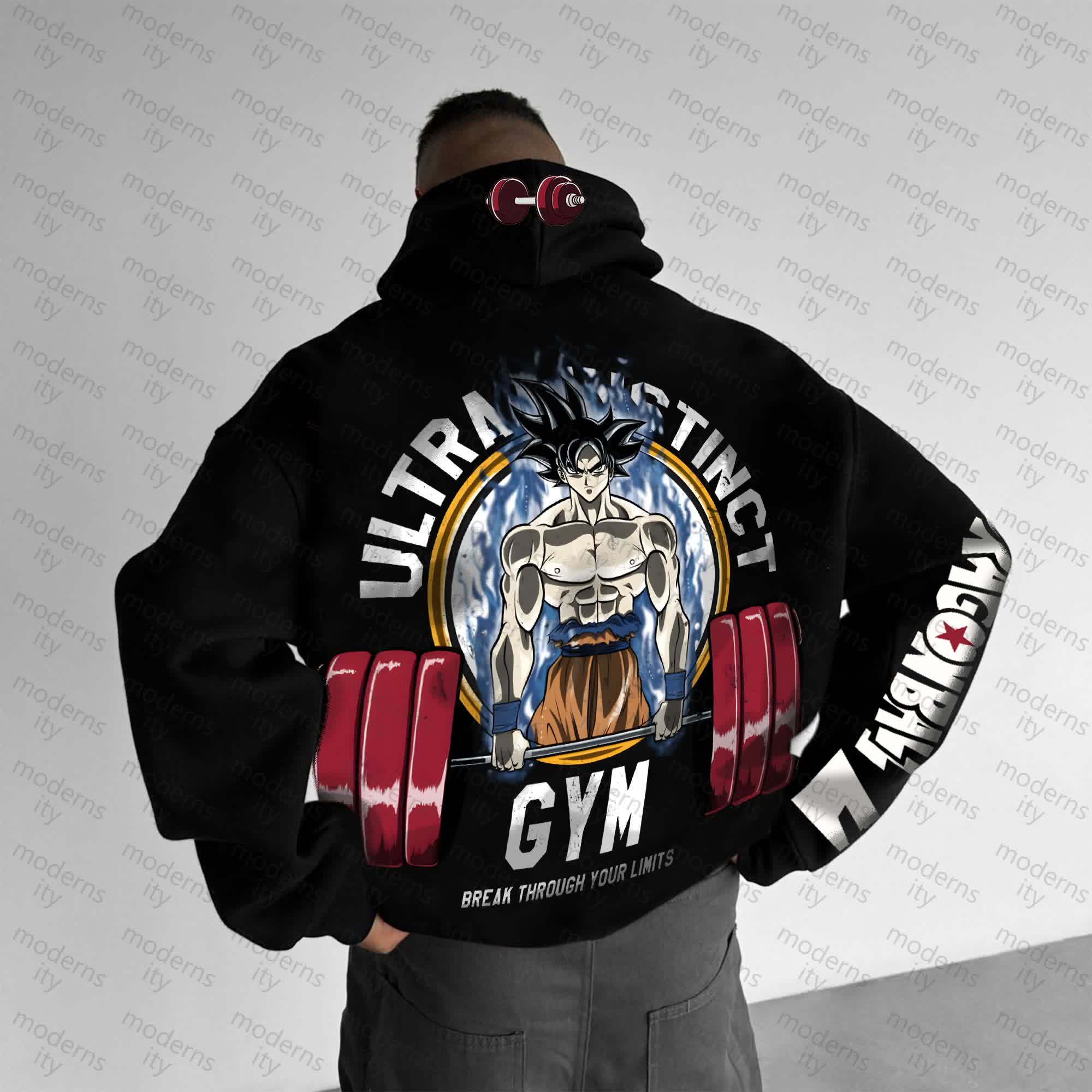 Unisex Anime“Dragon Ball” Graphic Streetwear Vintage Hoodie