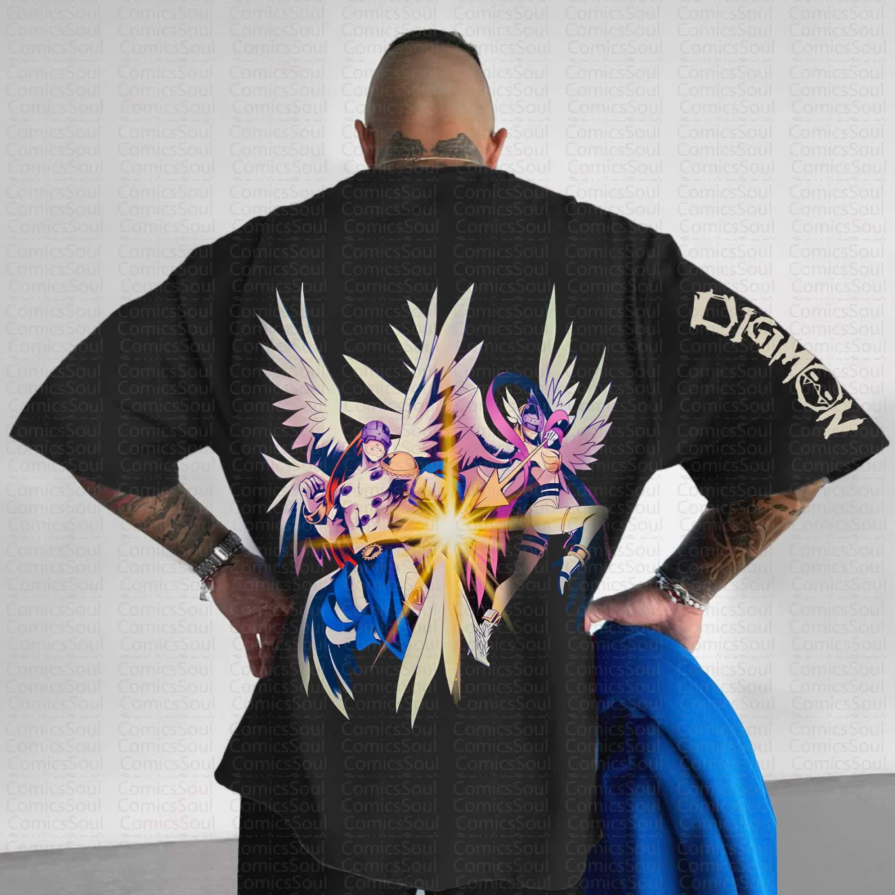 Unisex Anime Inspired Vintage T-Shirt丨Demon Slayer X Pokémon