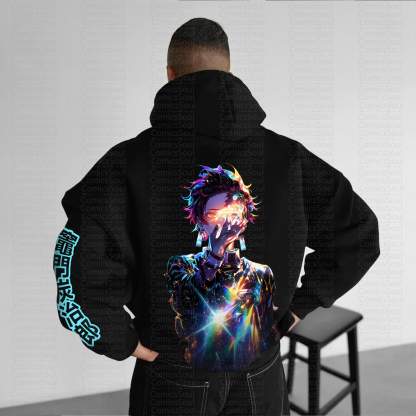 Unisex Anime Graphic Streetwear Vintage Hoodie丨Demon Slayer