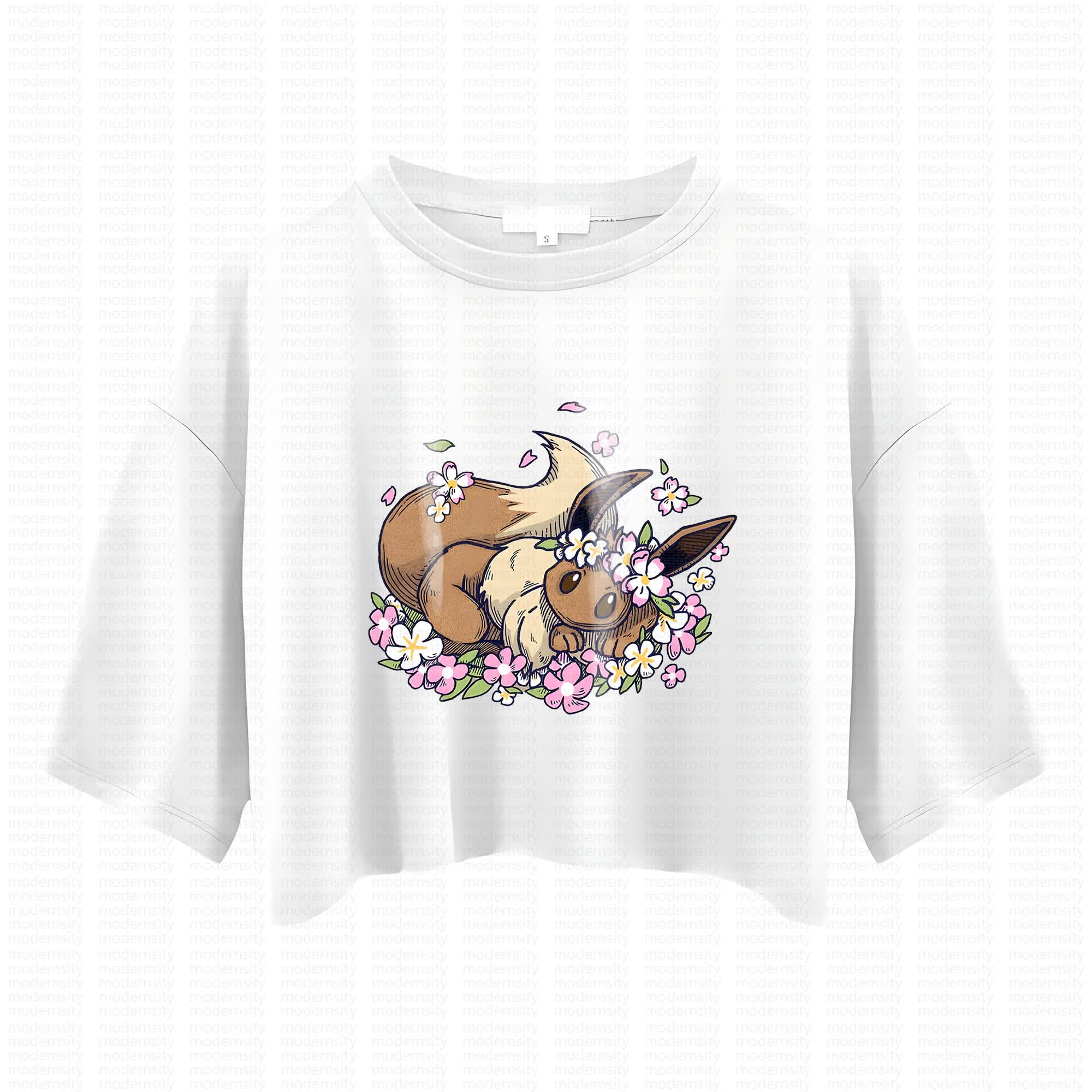 Cute and playful "Pokémon" summer women's cropped top