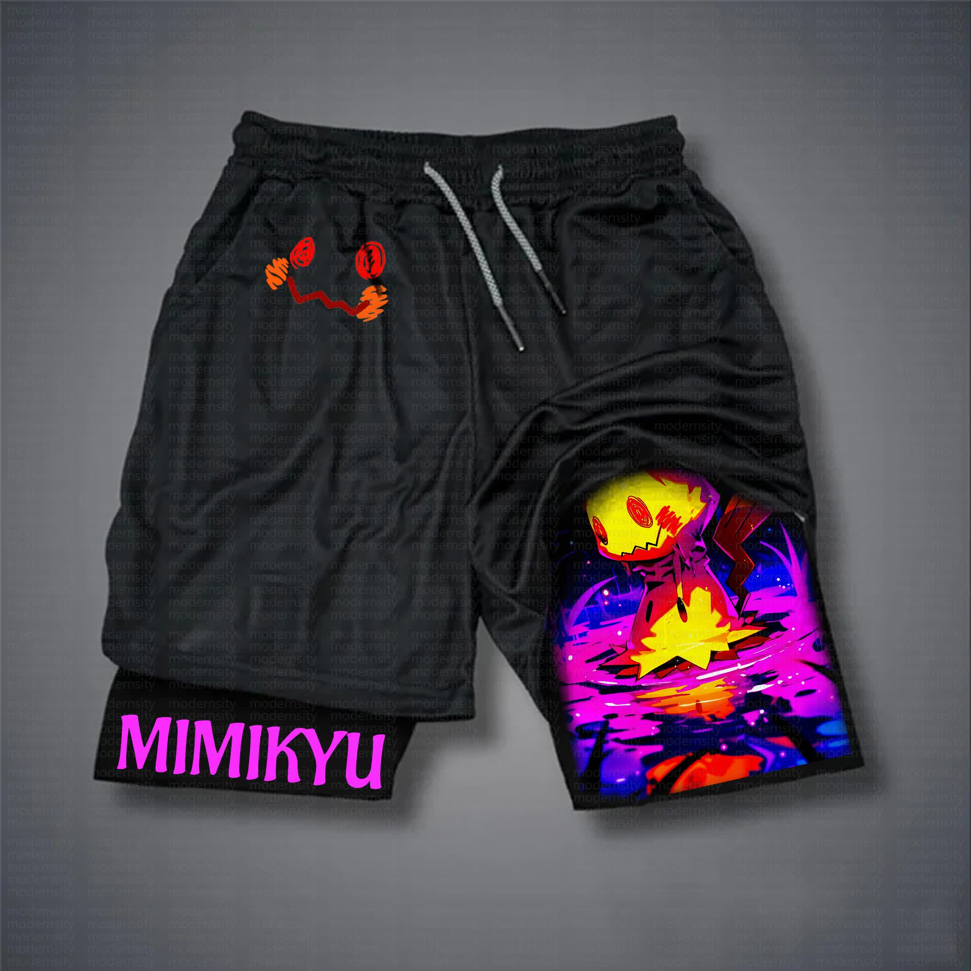 Unisex  “Pokémon” Casual Anime Streetwear Shorts