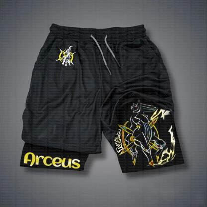 Unisex  “Pokémon” Casual Anime Streetwear Shorts