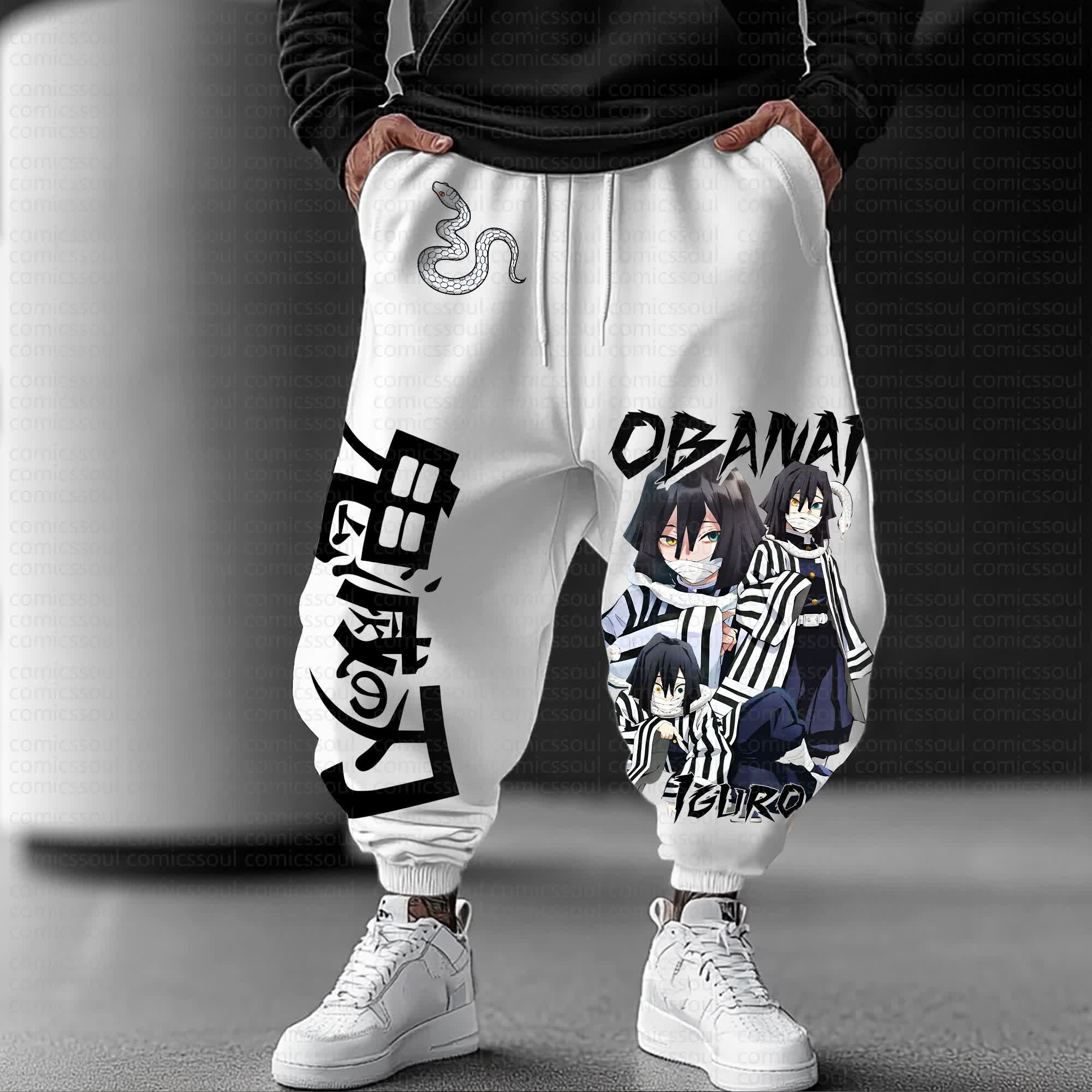 Unisex Anime Inspired Vintage Pants丨Demon Slayer