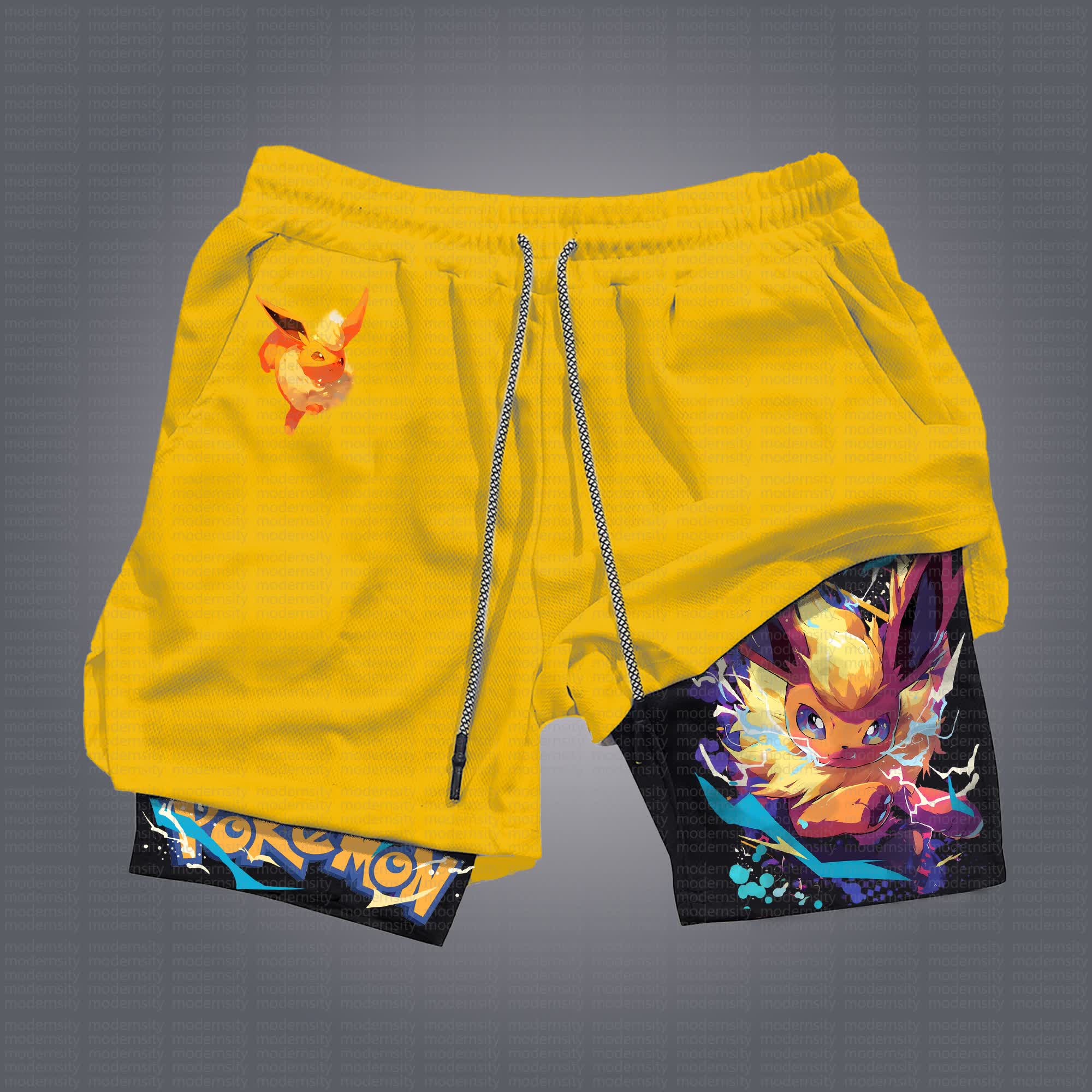 Unisex  “Pokémon” Casual Anime Streetwear Shorts