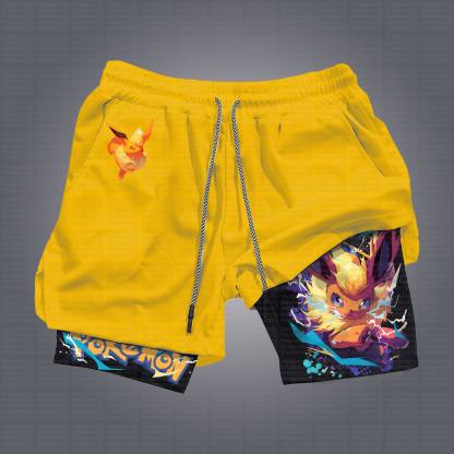 Unisex  “Pokémon” Casual Anime Streetwear Shorts