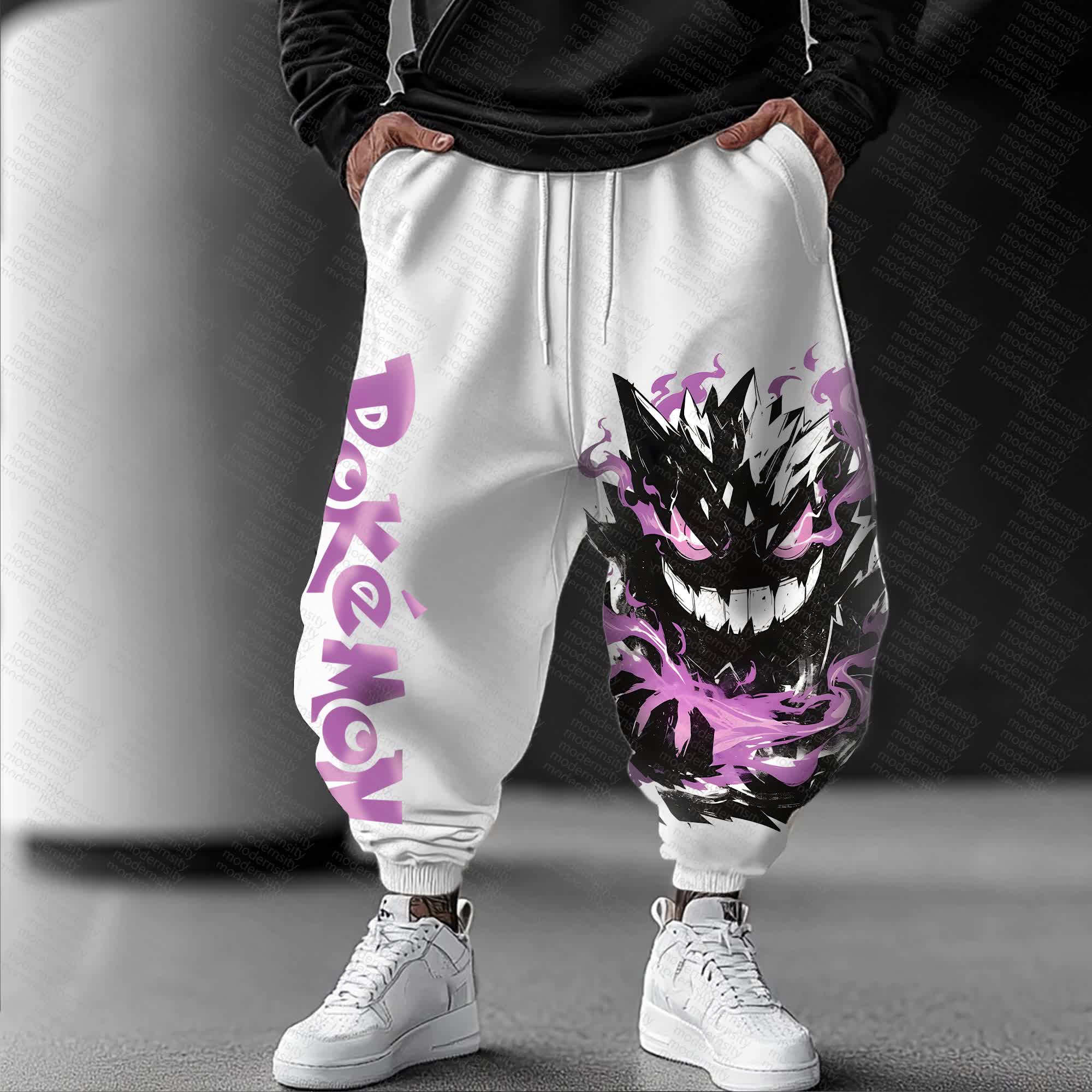 Unisex  “Pokémon” Casual Anime Streetwear Pants