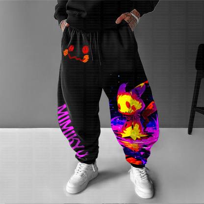 Unisex “Pokémon”Anime Printed Gift Oversized Harem Pants