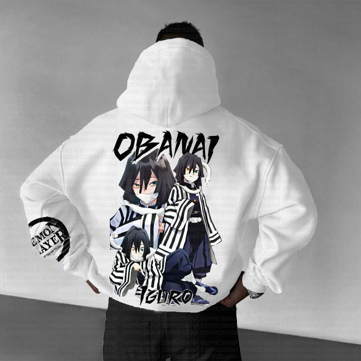 Unisex Anime Graphic Streetwear Vintage Hoodie丨Demon Slayer X Pokémon