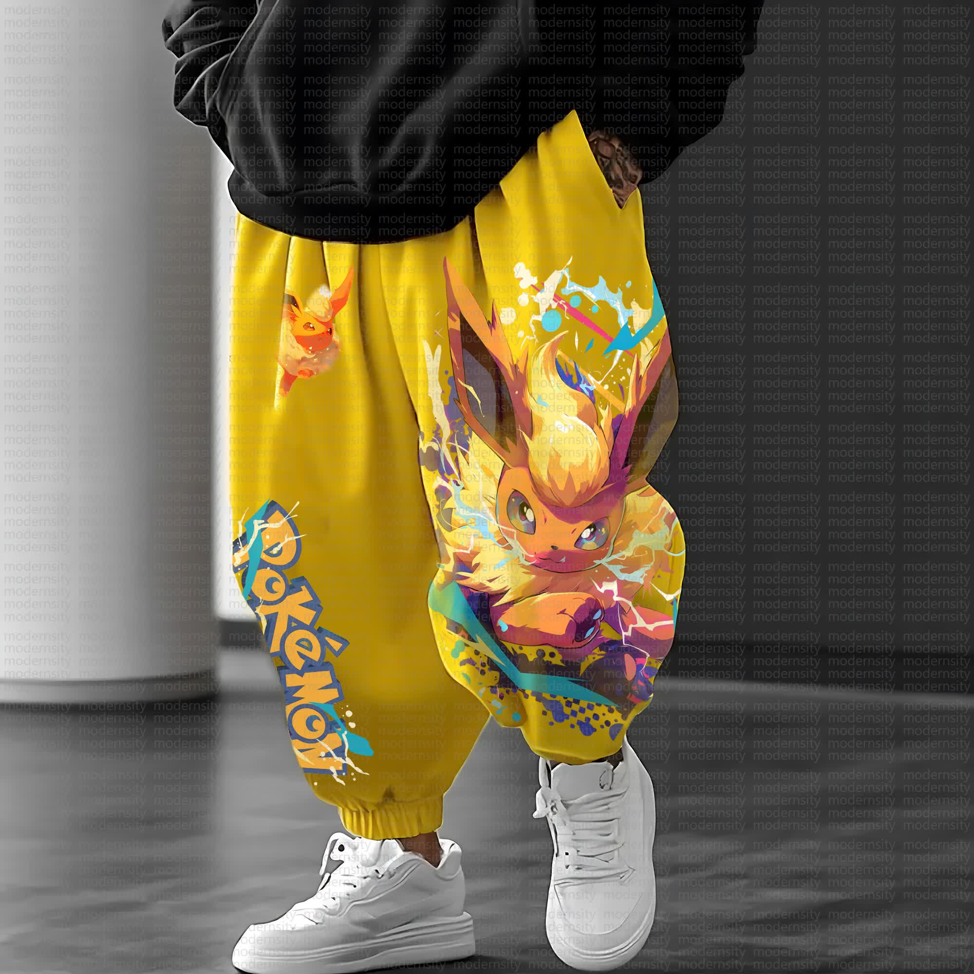 Unisex  “Pokémon” Casual Anime Streetwear Pants