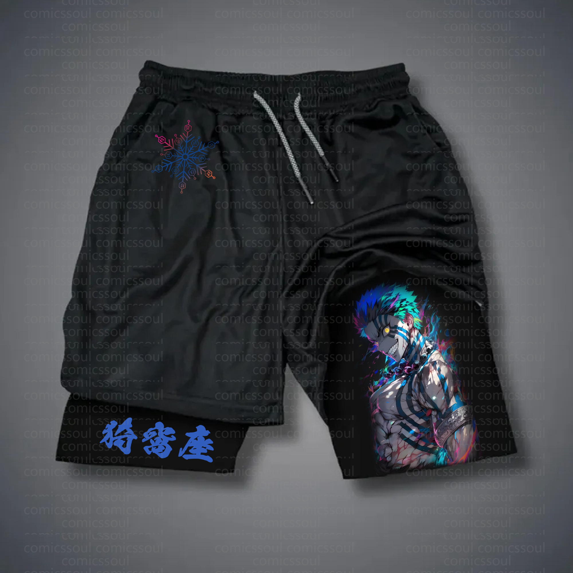 Unisex “ Demon slayer” Casual Streetwear Shorts
