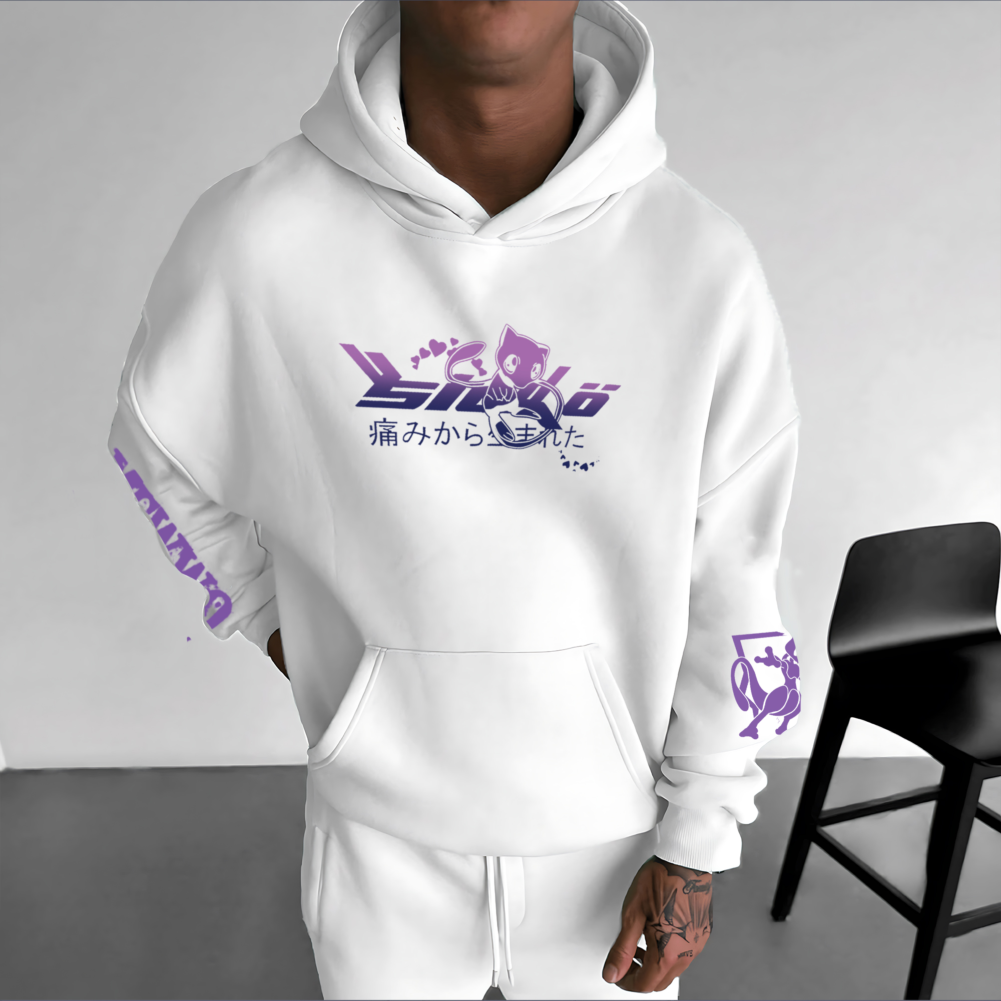 Unisex Anime Graphic Streetwear Vintage Hoodie