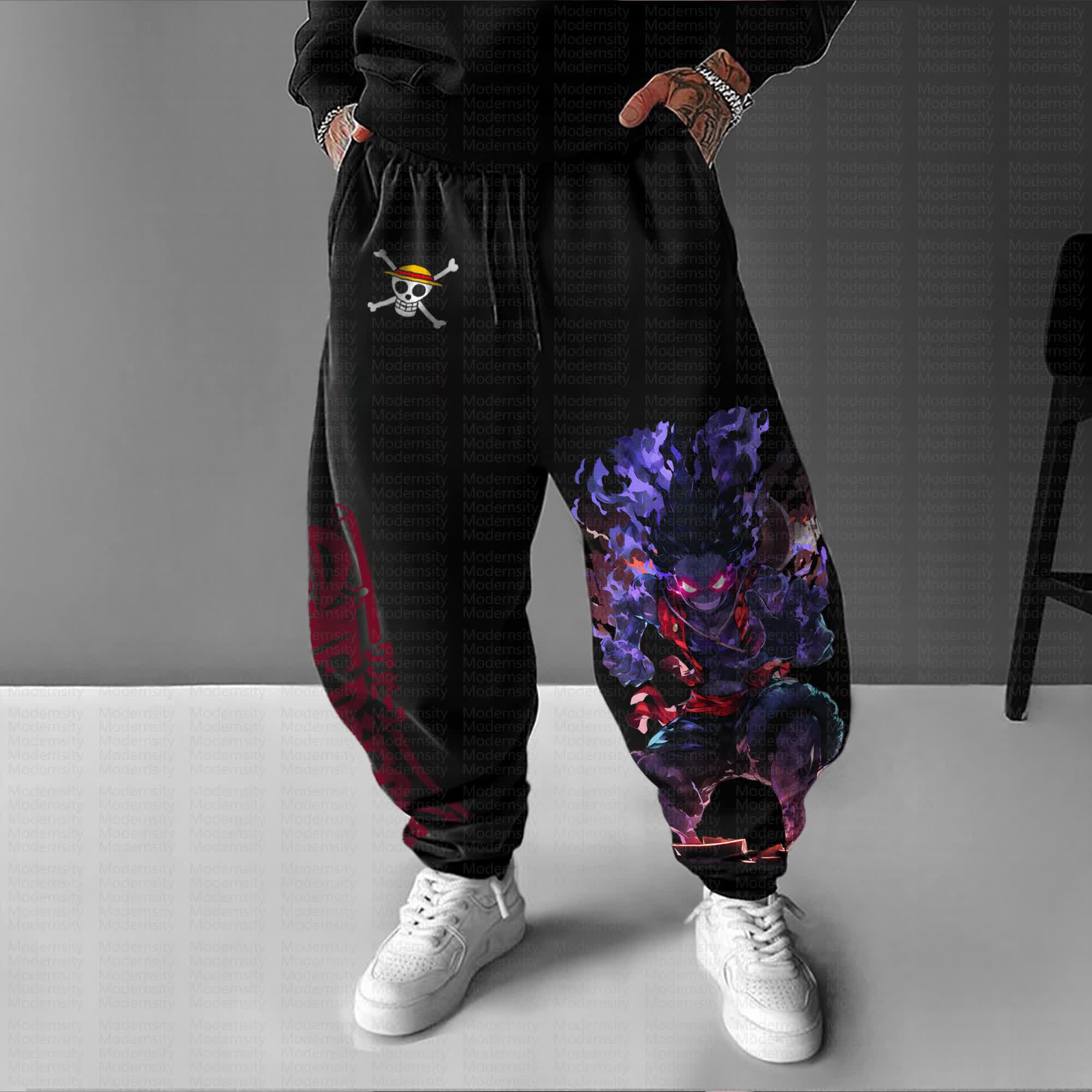 Unisex “One Piece”Anime Printed Gift Oversized Harem Pants