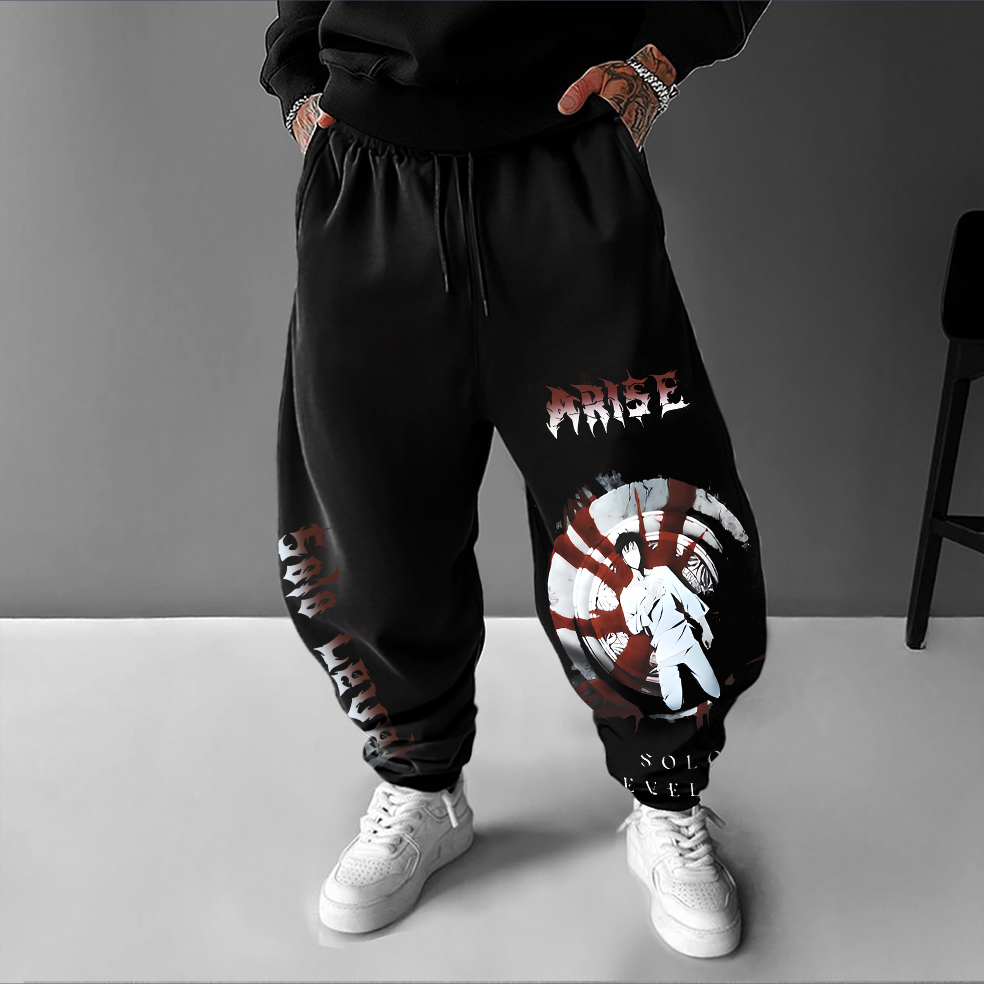 Unisex Casual Anime Streetwear Pants