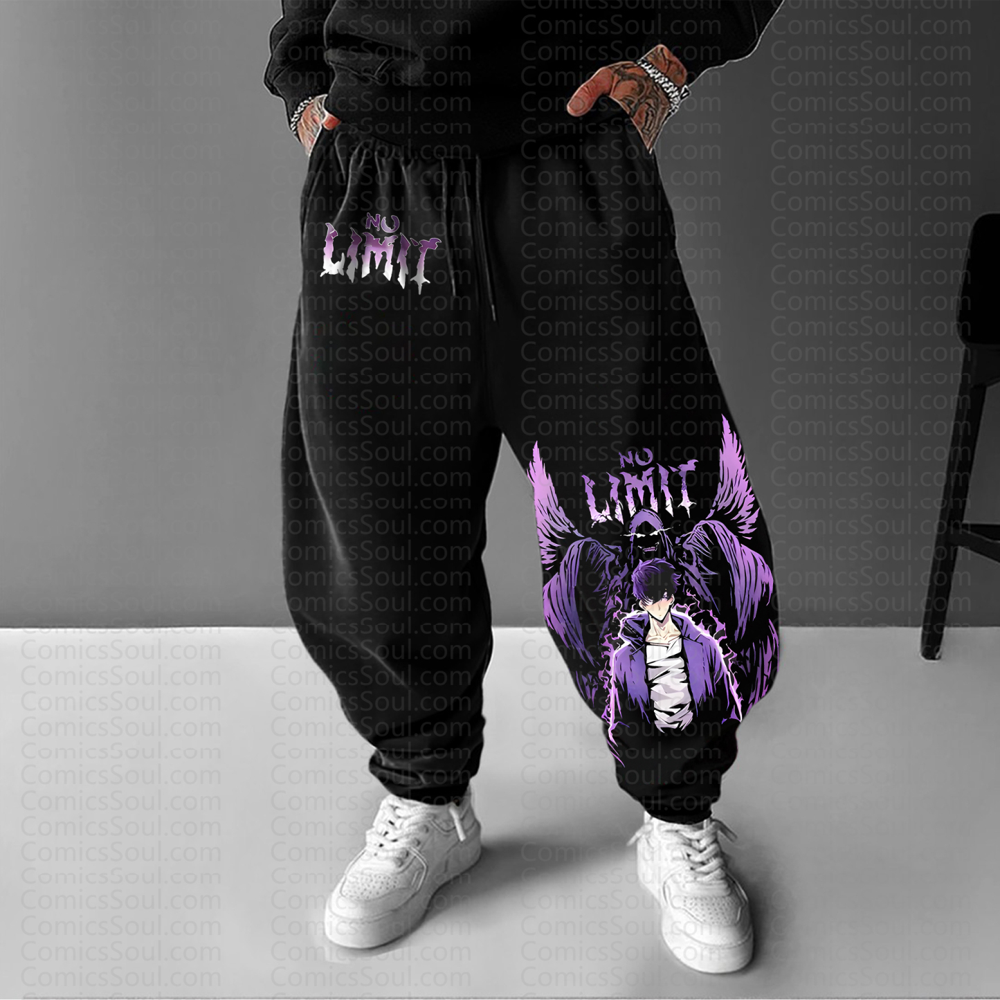 Unisex Anime Inspired Vintage Pants丨Solo Leveling
