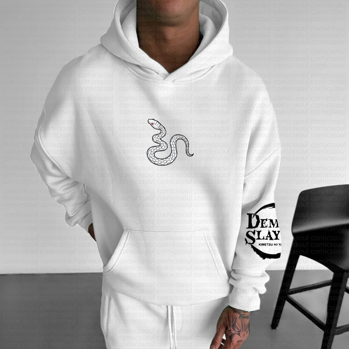 Unisex Anime Graphic Streetwear Vintage Hoodie丨Demon Slayer