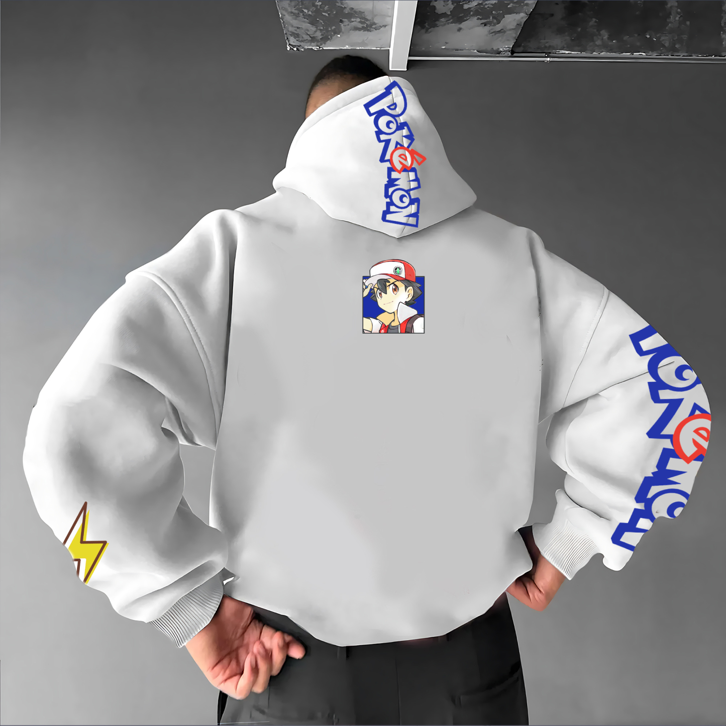 Unisex Anime Graphic Streetwear Vintage Hoodie