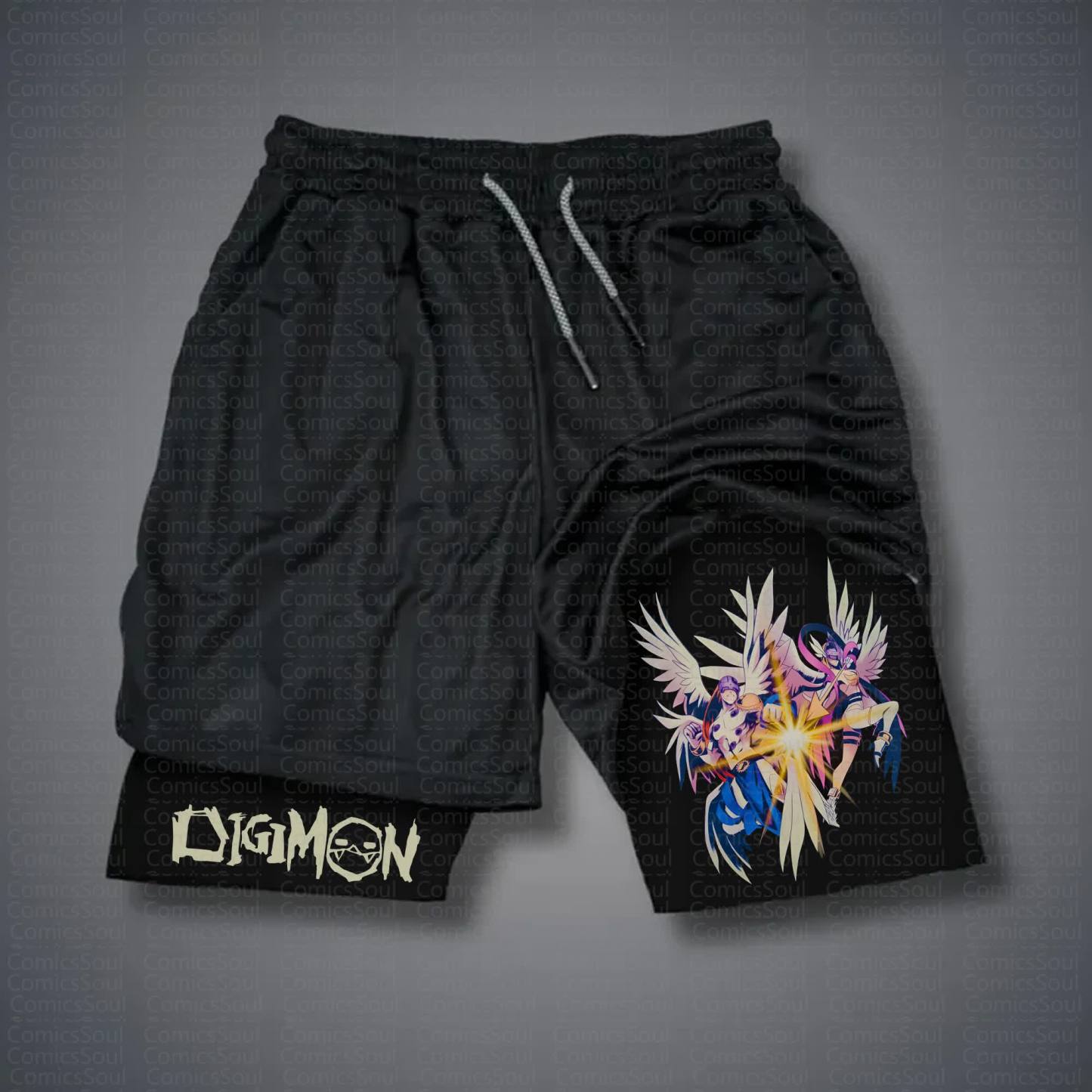 Unisex Casual Anime Streetwear Shorts 丨Demon Slayer X Pokémon