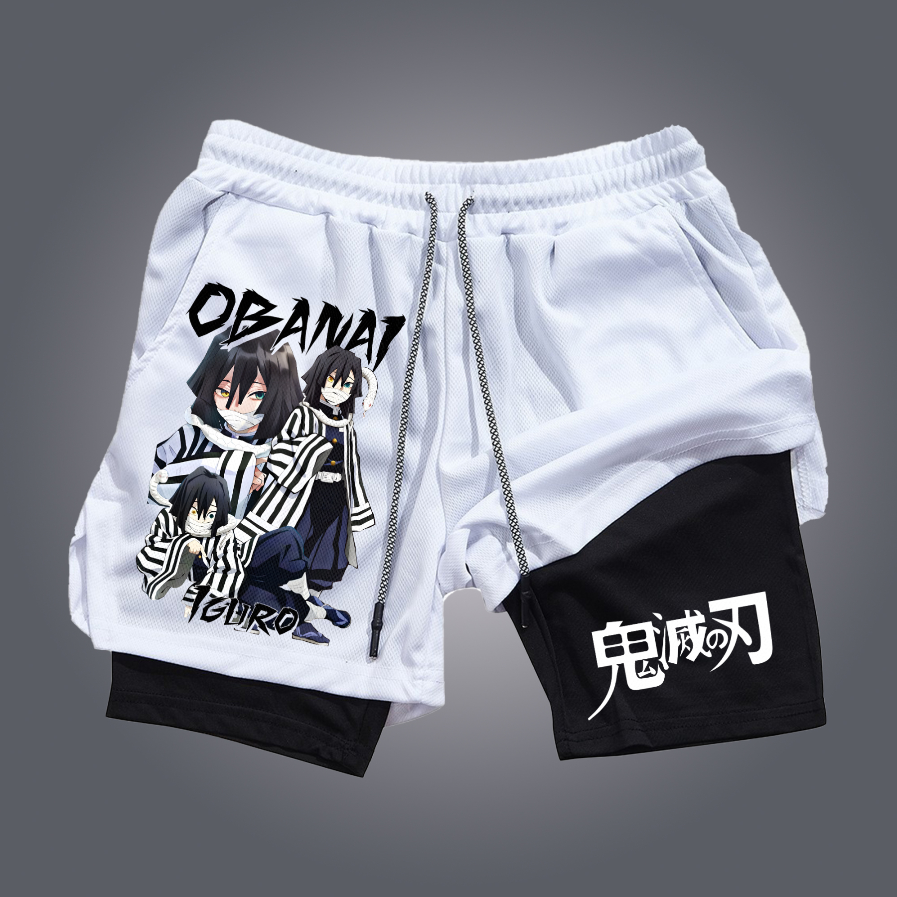 Unisex Casual Anime Streetwear Shorts 丨Demon Slayer X Pokémon