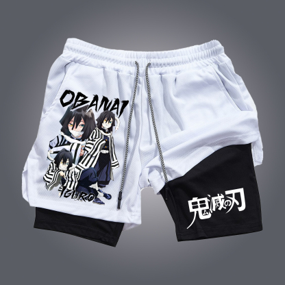 Unisex Casual Anime Streetwear Shorts 丨Demon Slayer