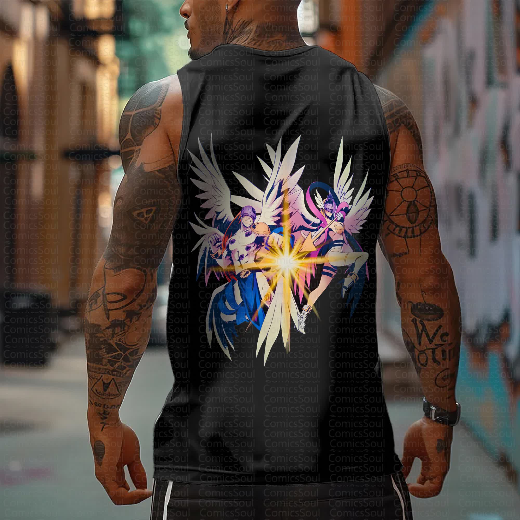 Unisex  “Digimon” Casual Anime  Tank Top