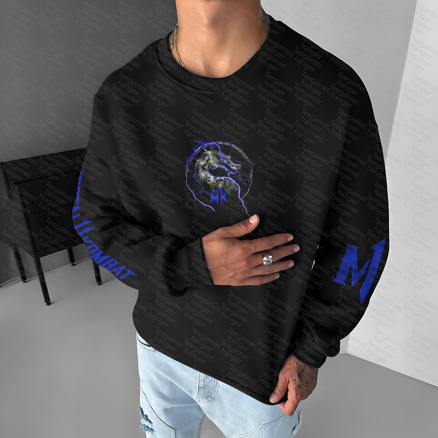 Unisex "Mortal Kombat" Anime Graphic Inspired Vintage Sweatshirt