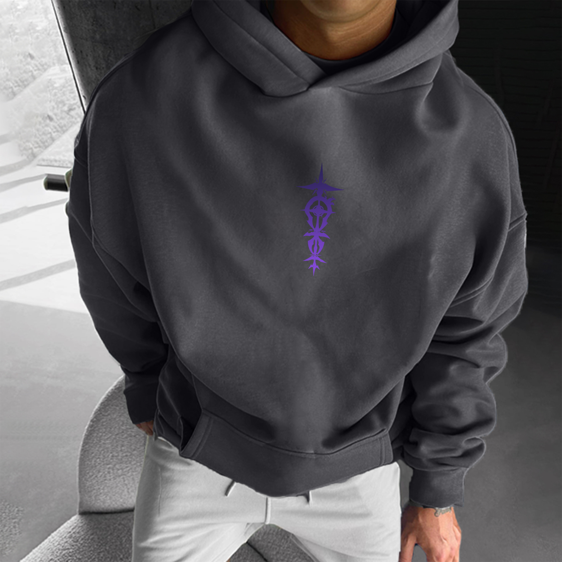 Unisex Anime Graphic Streetwear Vintage Hoodie