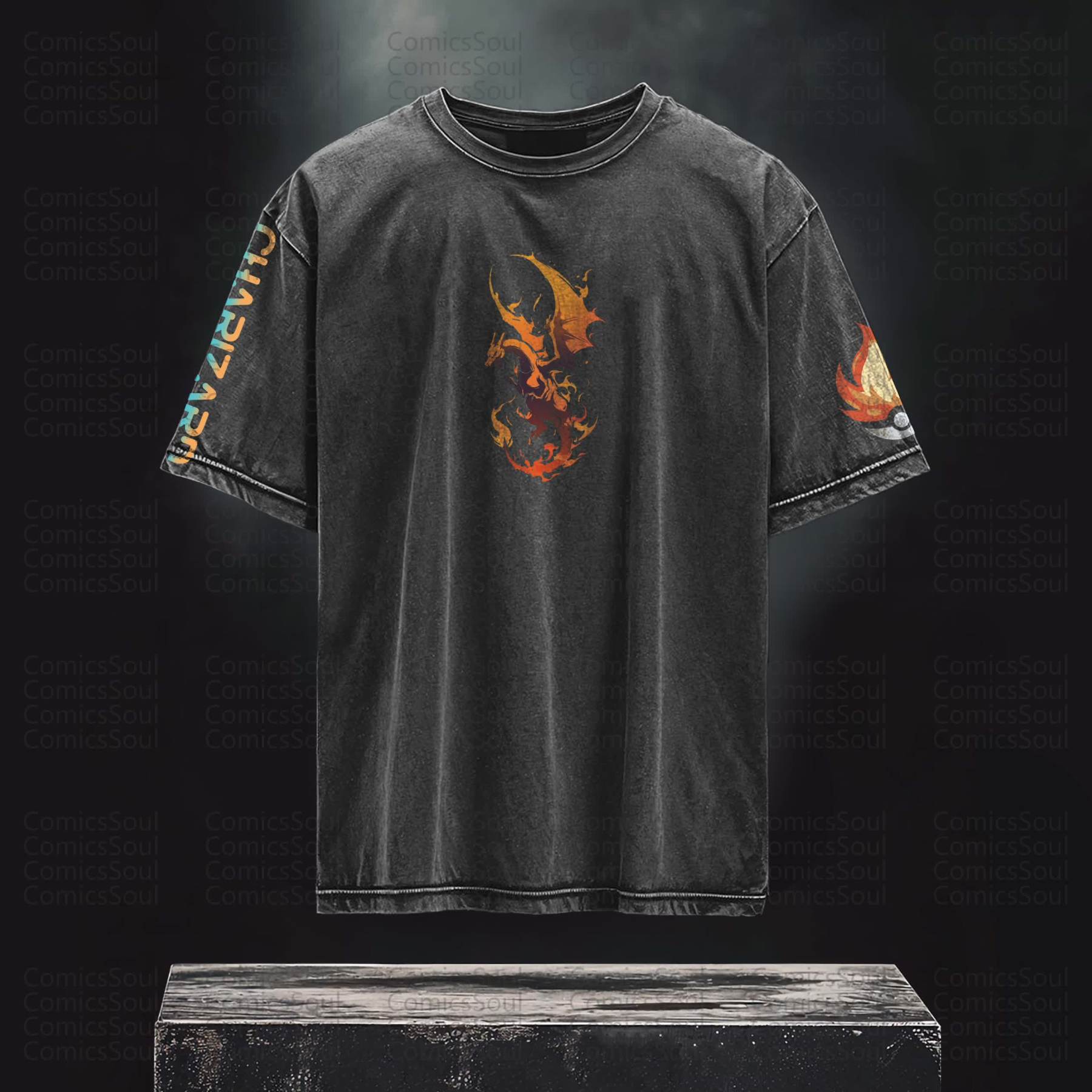 Unisex Anime Inspired Vintage T-Shirt丨Pokémon