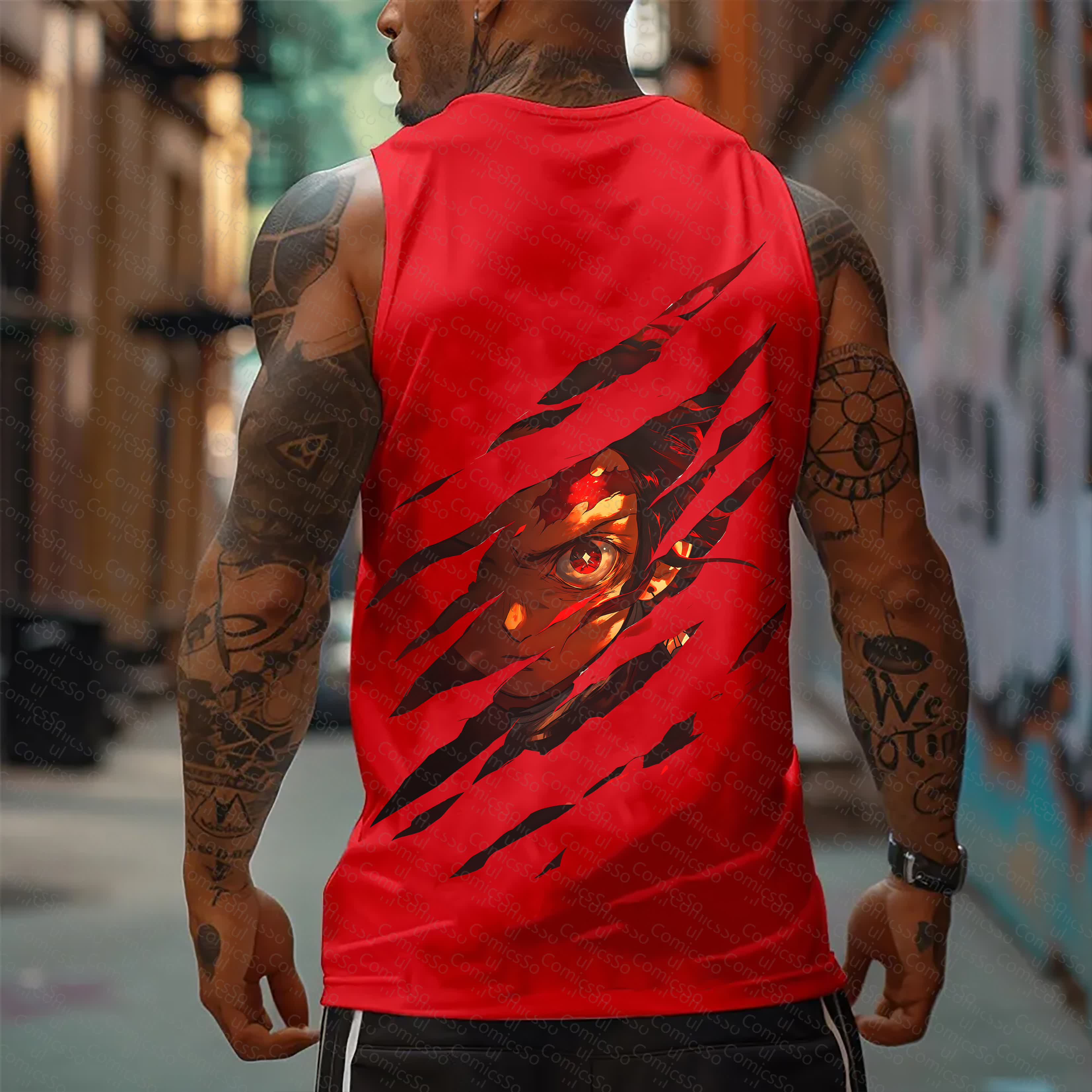 Unisex  “Demon Slayer” Casual Anime  Tank Top