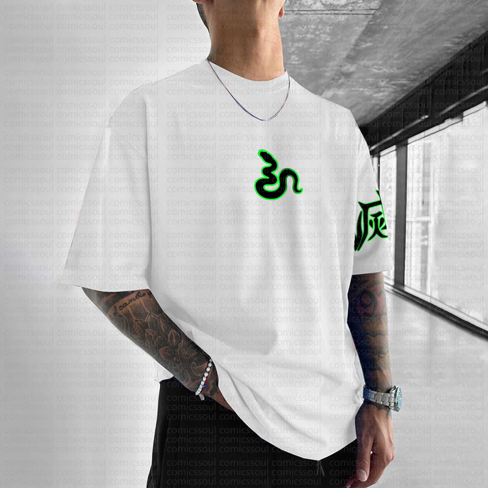 Unisex Anime Inspired Vintage T-Shirt丨Demon Slayer