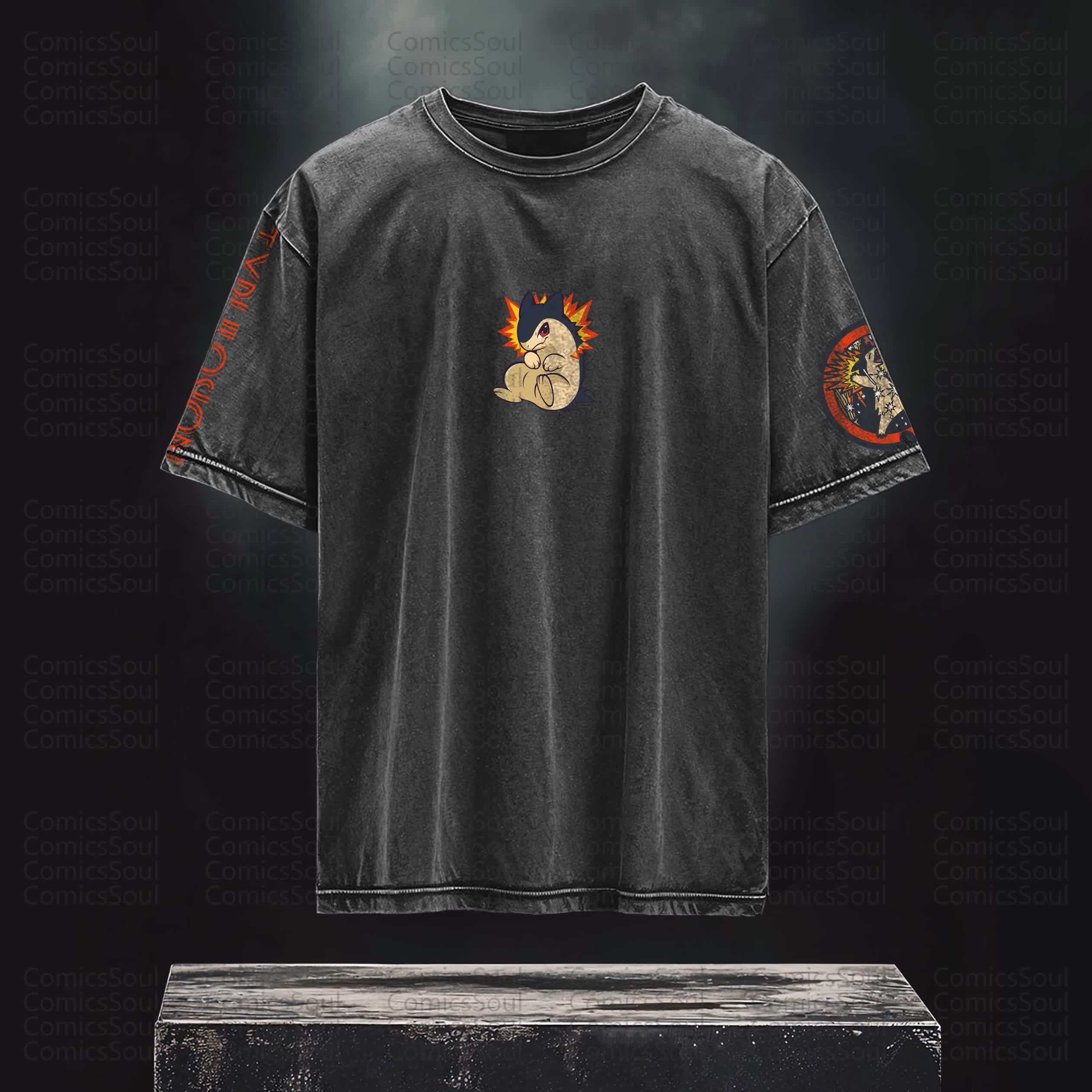 Unisex Anime Inspired Vintage T-Shirt丨Pokémon