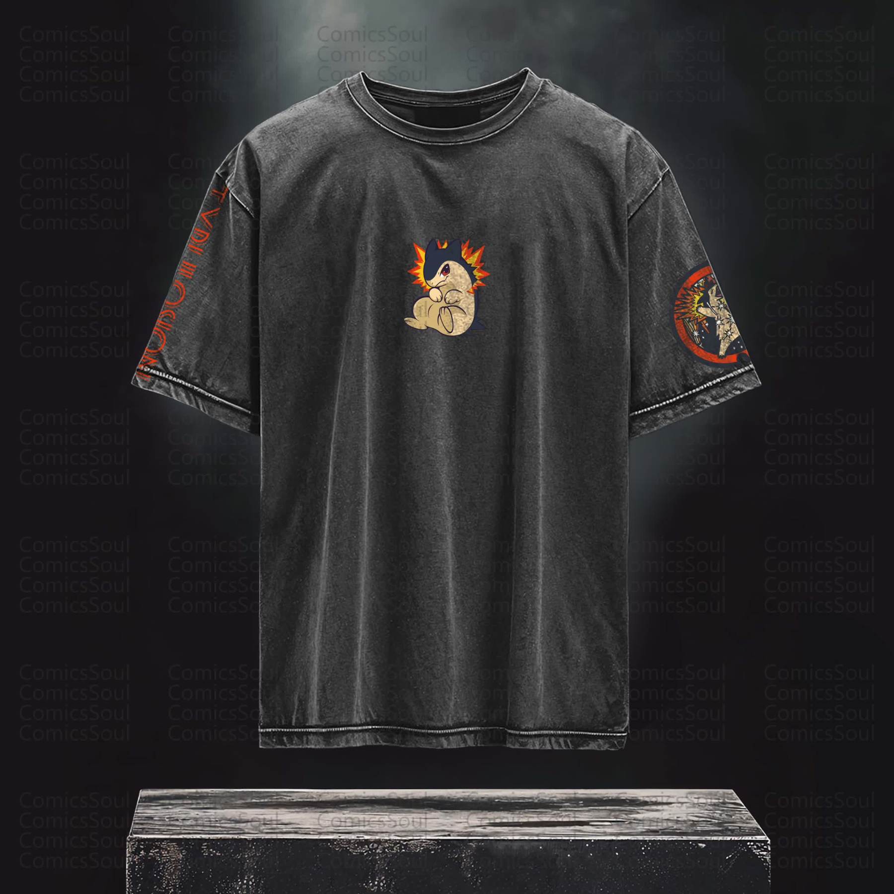 Unisex Anime Inspired Vintage T-Shirt丨Pokémon