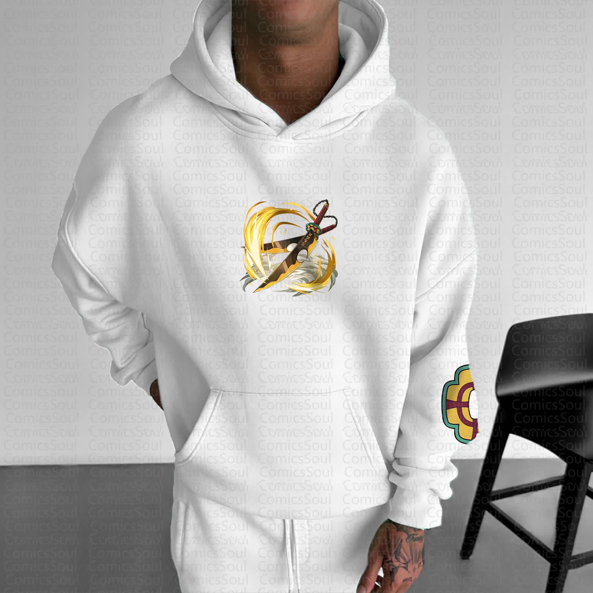 Unisex Anime Graphic Streetwear Vintage Hoodie丨Demon Slayer