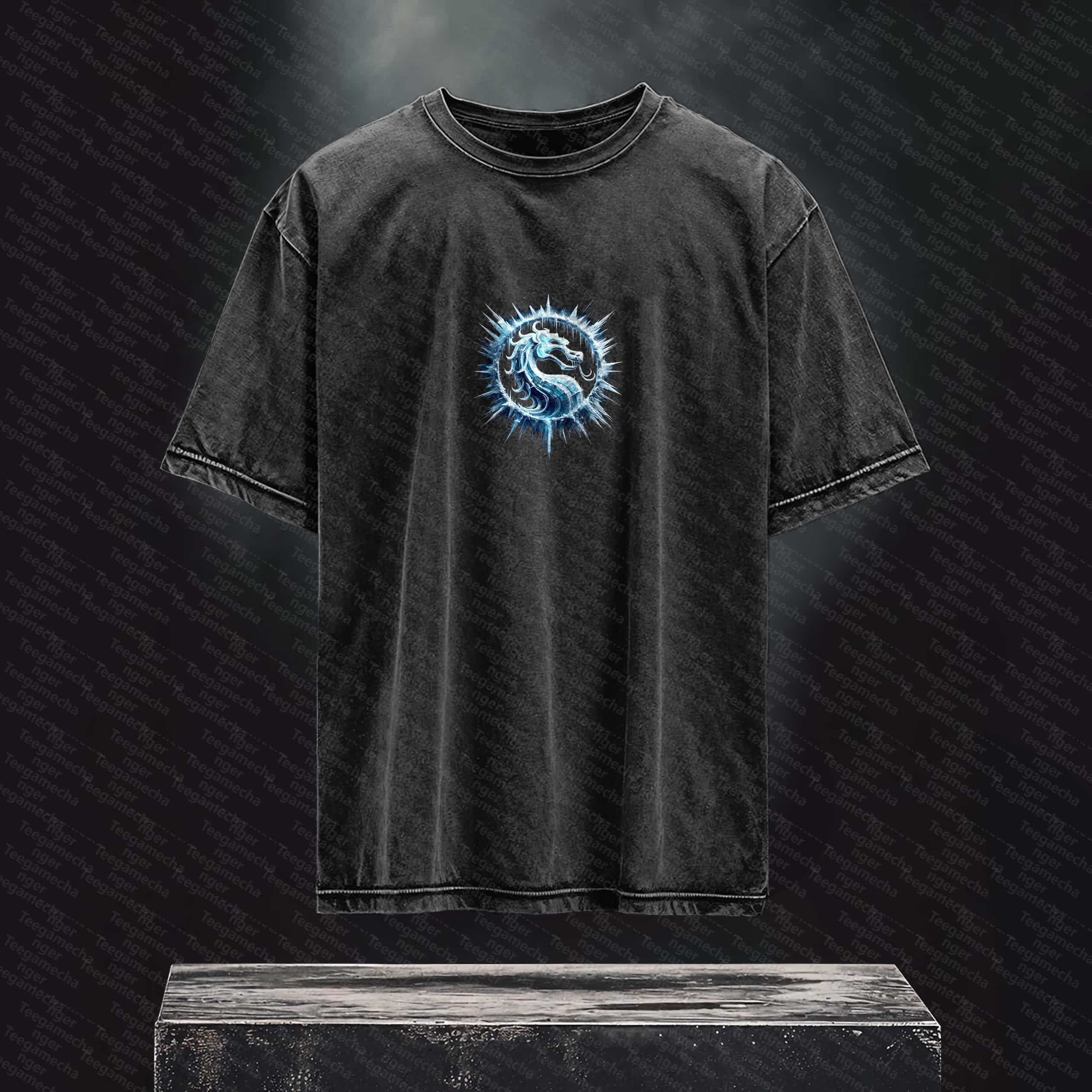 Unisex  Inspired Vintage Washed T-Shirt丨 Mortal Kombat